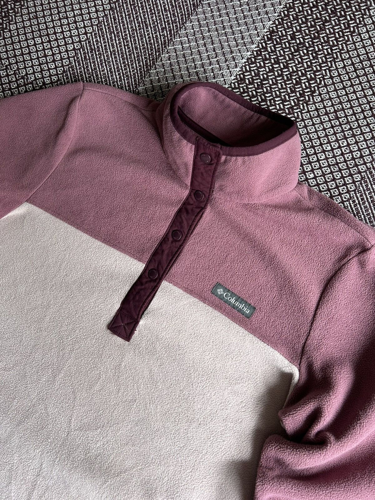 Columbia Columbia Fleece Jacket Unisex 1/4 Zip Vintage Sweatshirt M Size US M / EU 48-50 / 2 - 3 Thumbnail