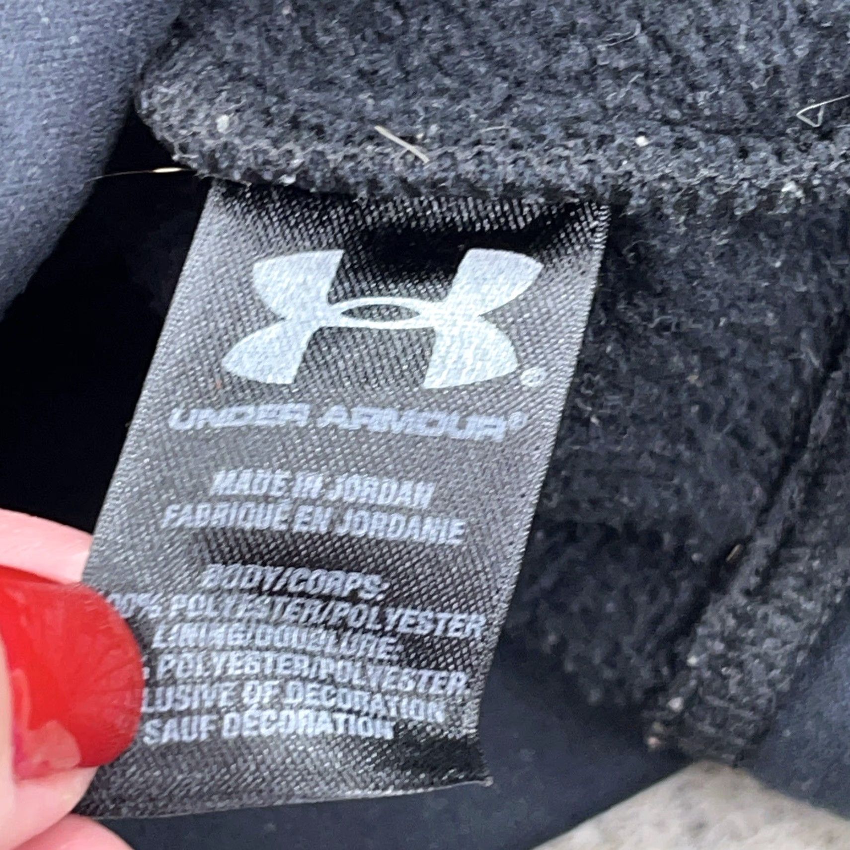 Under Armour Under Armour Hoodie Women Small Black Gray Loose Fit Sweatshirt Pullover Sweater Size S / US 4 / IT 40 - 4 Thumbnail