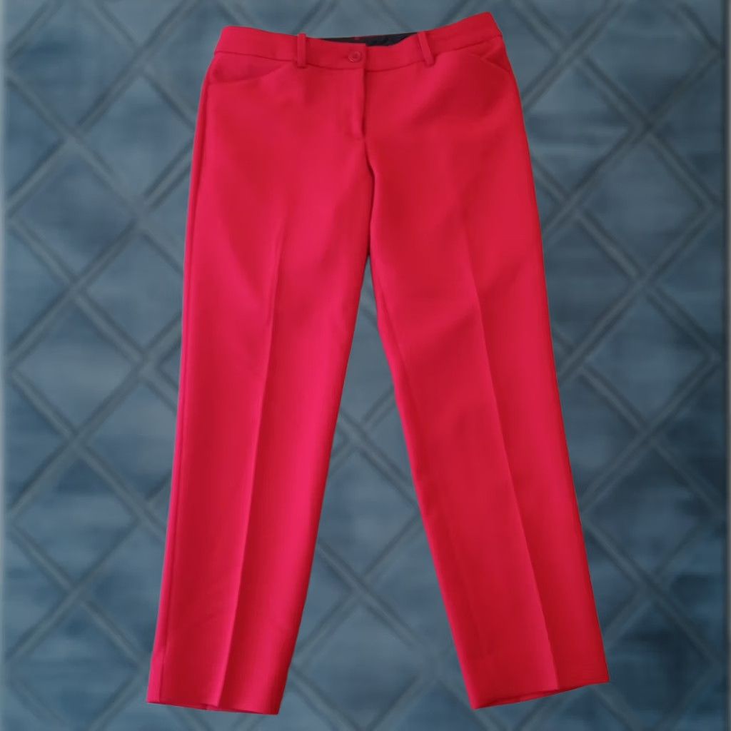 Talbots 2. Keep exact spelling and capitalization from original (Talbots Hampshire Ankle Pants Womens Size 6P Red 31x26.5 Mid Rise Pockets) Size 28" / US 6 / IT 42 - 1 Thumbnail