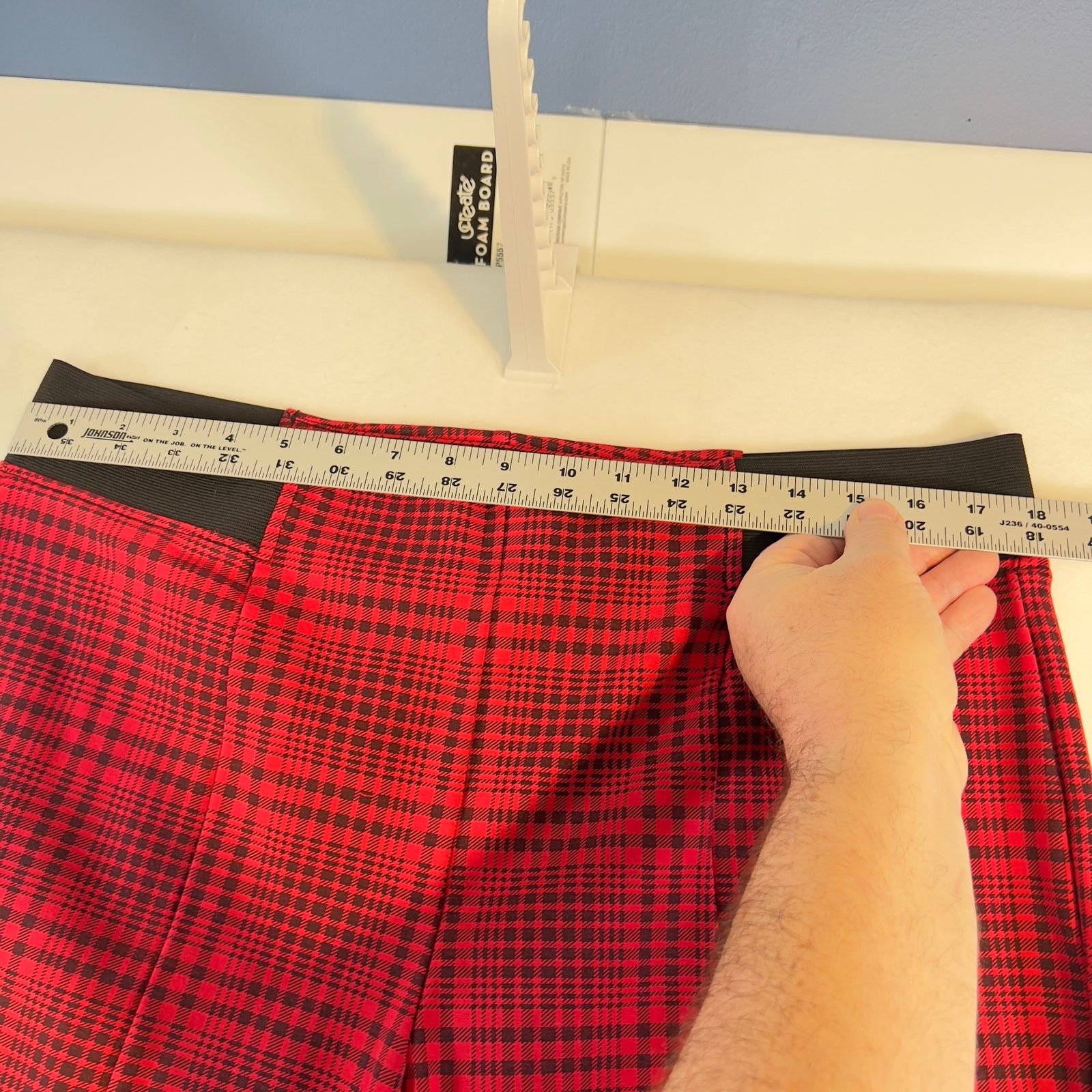 Other Terra & Sky Stretch Pullon Pant Ankle Woman's 1X Red Black Size 36" / US 14 / IT 50 - 7 Thumbnail