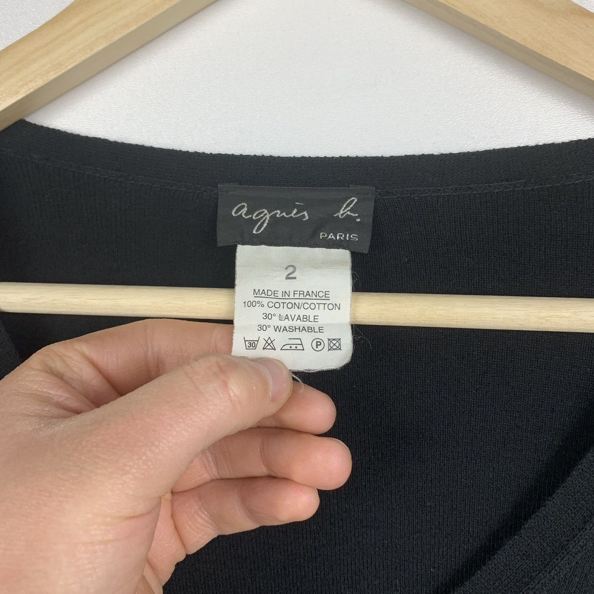 agnes b. Women’s Agnes b. Paris Cotton Cardigan Button Up Avant Garde Size XS / US 0-2 / IT 36-38 - 8 Thumbnail