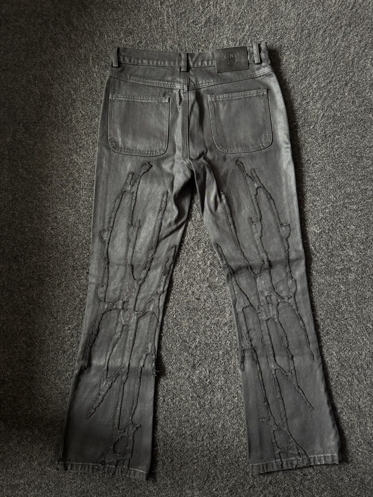 Other Quiroz Vein® Denim Wax Pants Size US 32 / EU 48 - 3 Thumbnail
