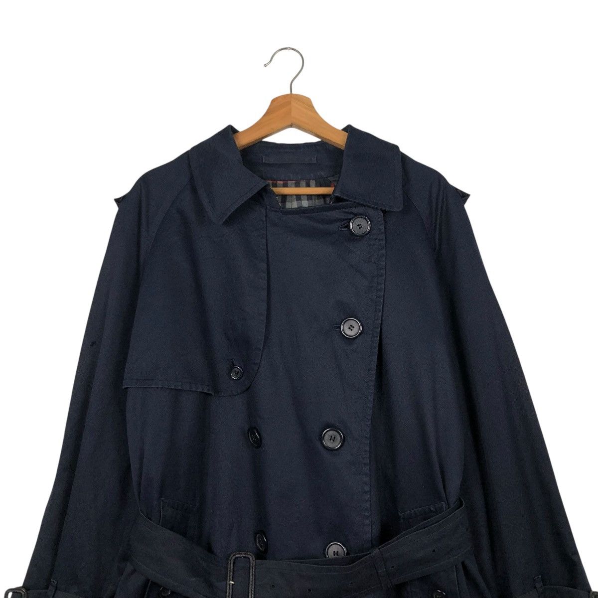Burberry 🔥VINTAGE BURBERRYS MADE IN ENGLAND TRENCH COAT NOVA CHECK Size US M / EU 48-50 / 2 - 5 Thumbnail