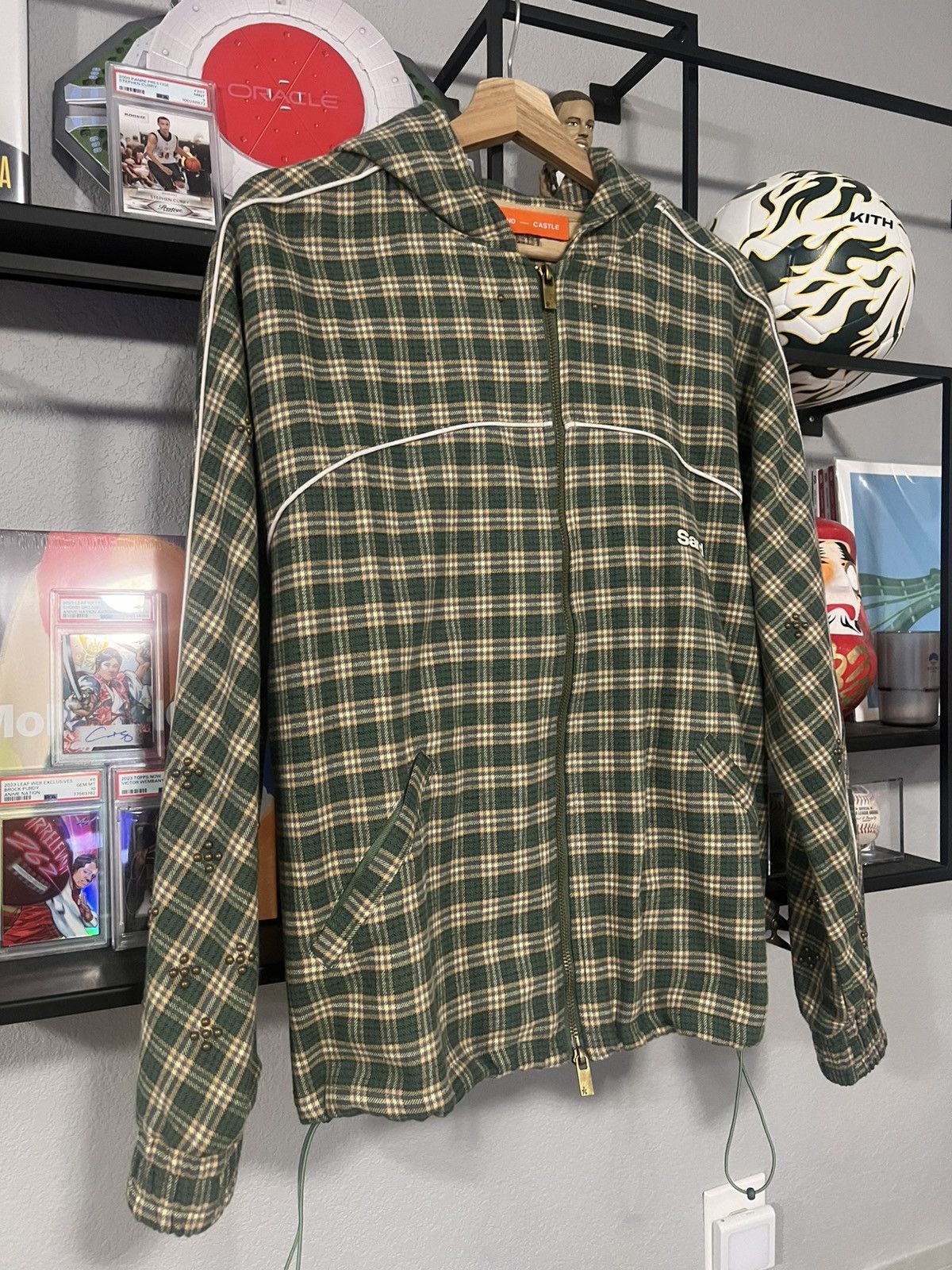 SAND Sandcastle Atelier Green Plaid Jacket M Size US M / EU 48-50 / 2 - 2 Thumbnail