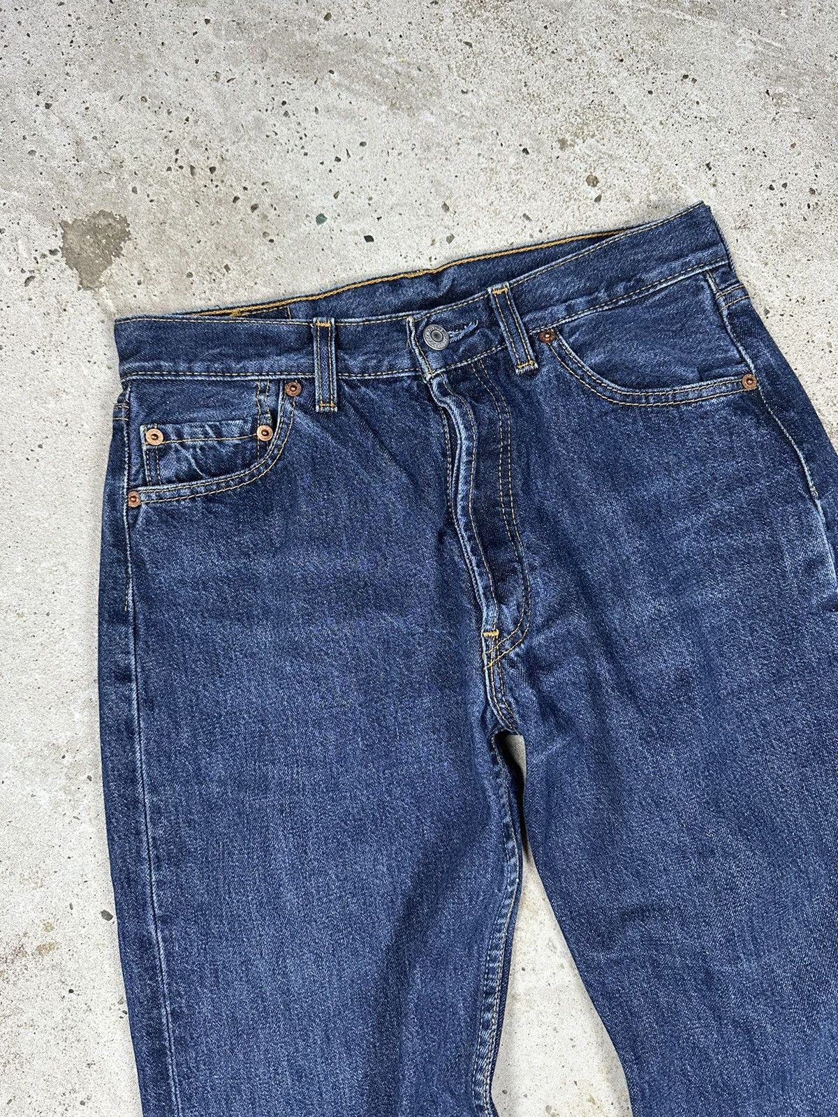 Levi's × Vintage Vintage 1998 Levi’s 501 Blue Denim Pants Jeans 90s Size US 29 - 7 Thumbnail