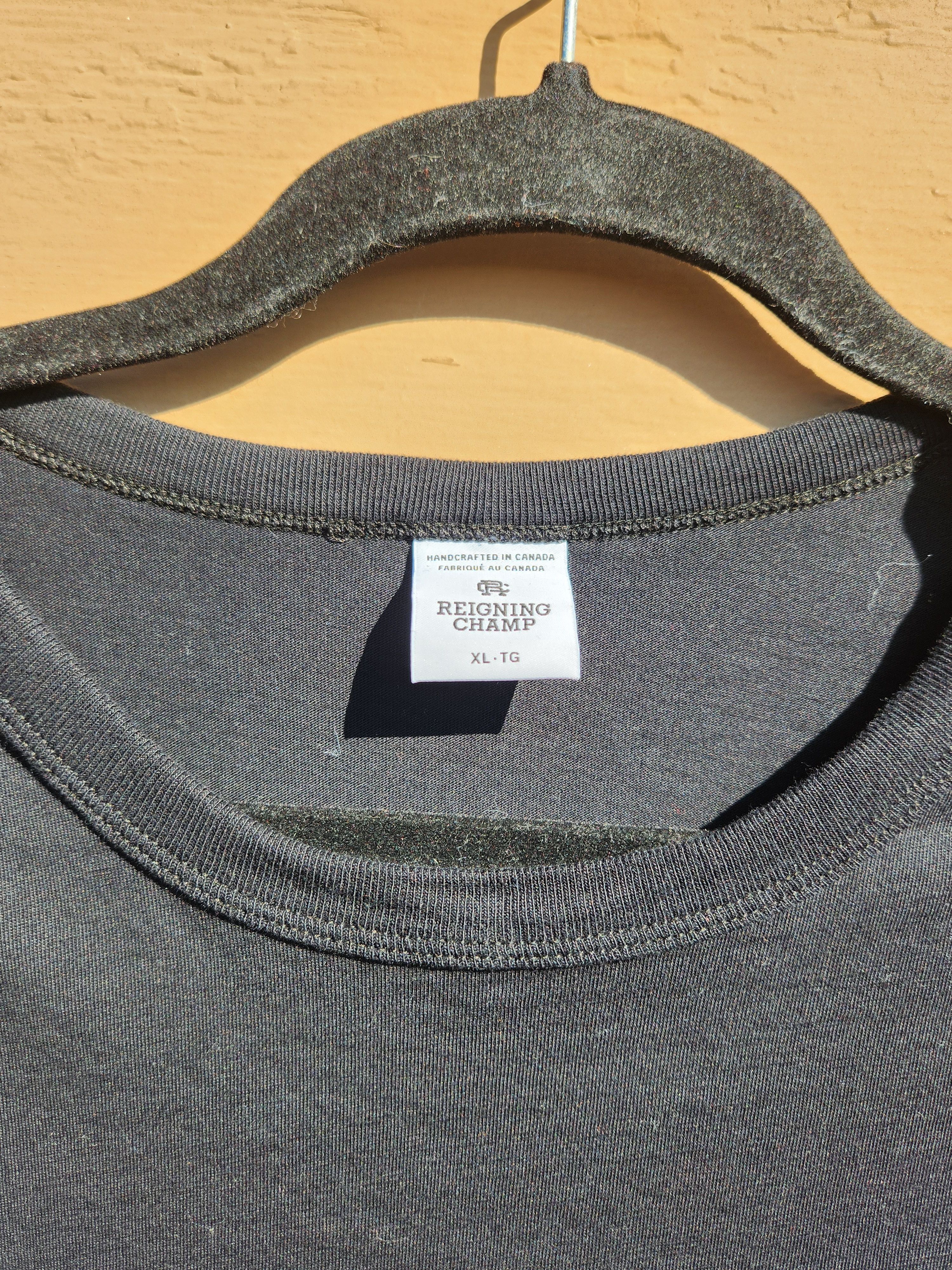 Reigning Champ Super soft black Tee Size US XL / EU 56 / 4 - 3 Thumbnail