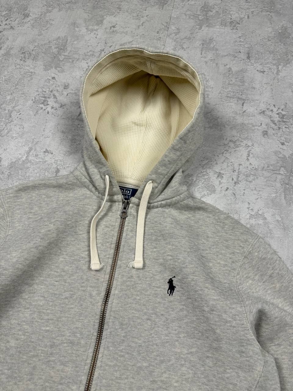 Polo Ralph Lauren Vintage Polo Ralph Lauren Gray Y2K Zip Hoodie Size S Size US S / EU 44-46 / 1 - 6 Thumbnail
