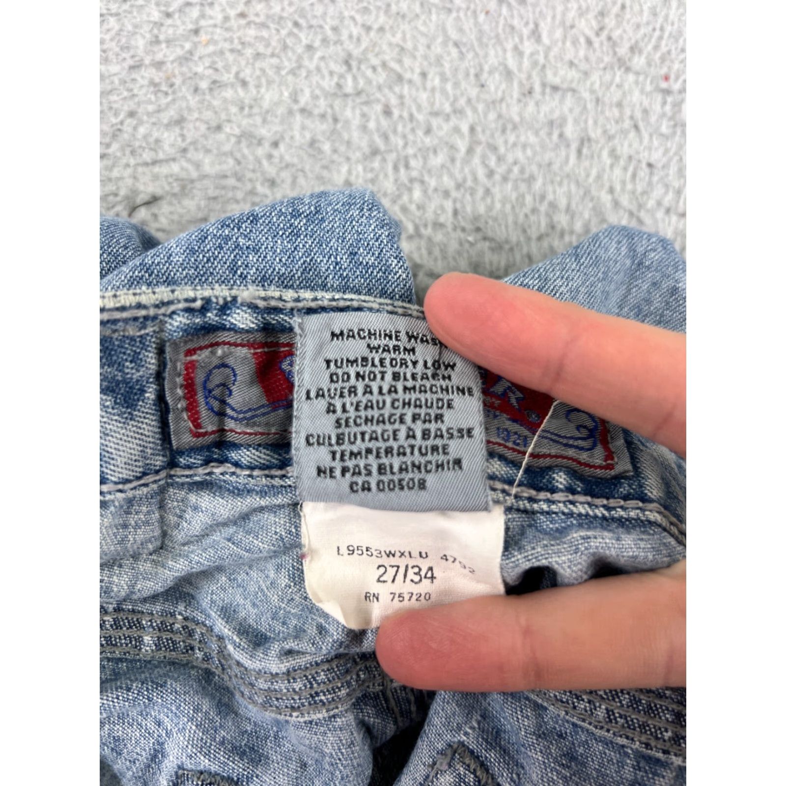 Silver Jeans Co. Vintage Silver Jeans Womens Flared Jeans 33 in Inseam Light Wash Cotton Blend Made Canada Size 24" / US 00 / IT 34 - 4 Thumbnail