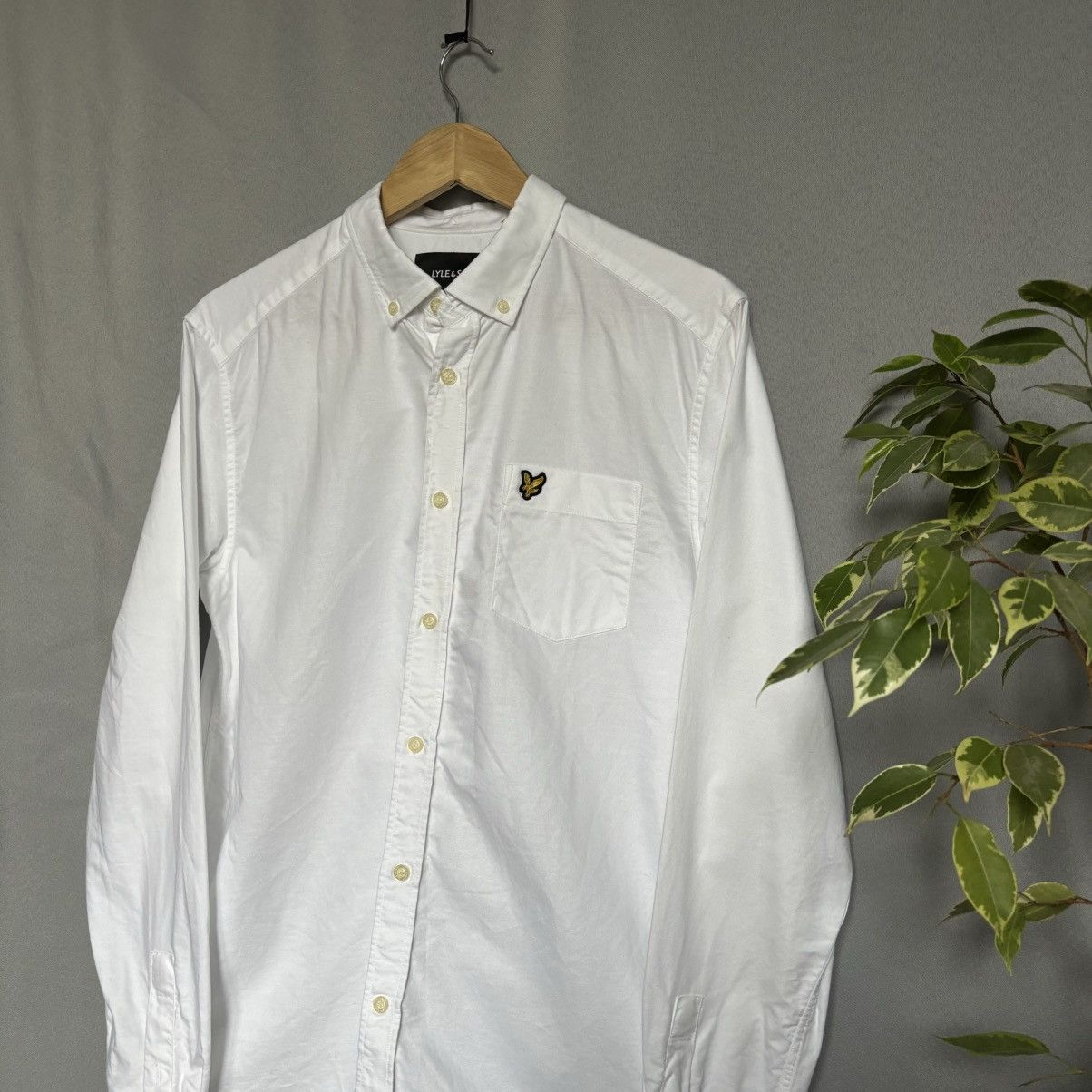 Lyle & Scott Lyle Scott shirt button up medium white basic casual Size US M / EU 48-50 / 2 - 2 Thumbnail