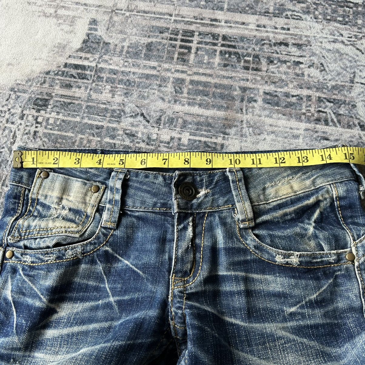 Japanese Brand Lolita Flared Mudwash Jeans Size 30" / US 8 / IT 44 - 12 Thumbnail