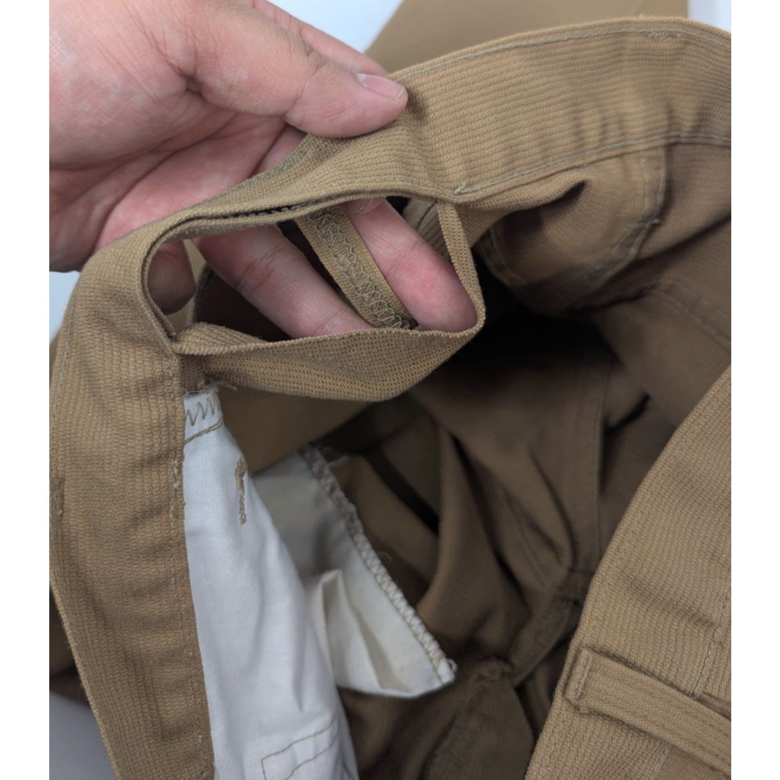 Levi's VTG Levis Pants Khaki Mens Big E Black Label Trouser Talon Zipper 32x27 Size US 32 / EU 48 - 5 Thumbnail