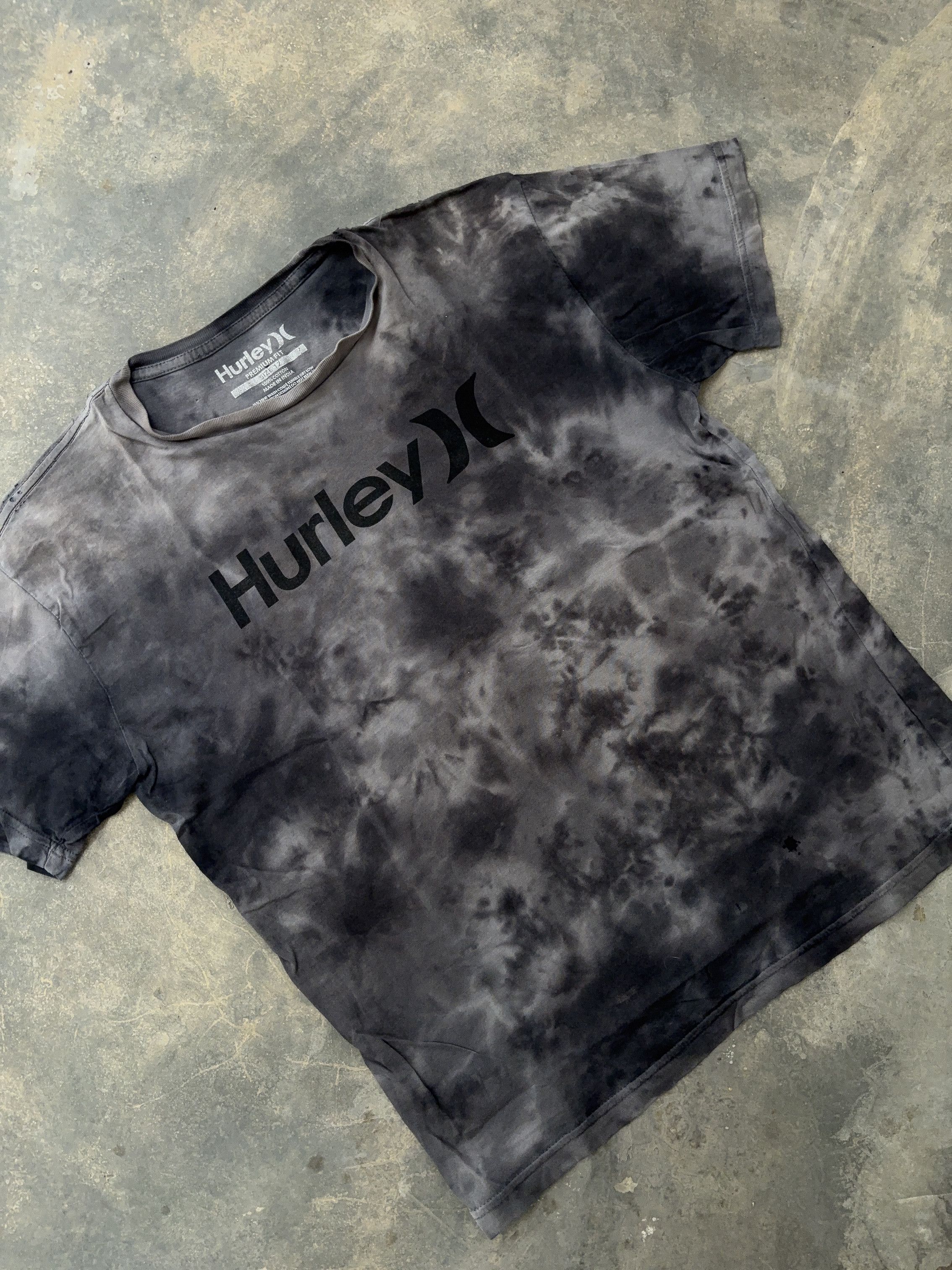 Hurley Hurley Black Washed Tie Dye T-Shirt Size US S / EU 44-46 / 1 - 3 Thumbnail