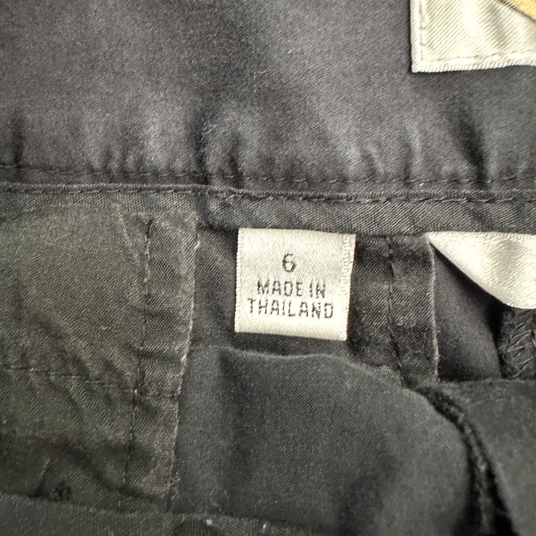 Talbots Talbots Pants Capri Womens 6 Black High Rise Straight Leg Cotton Spandex Stretch 30x13 Casual Modern Womens Size 28" / US 6 / IT 42 - 7 Thumbnail