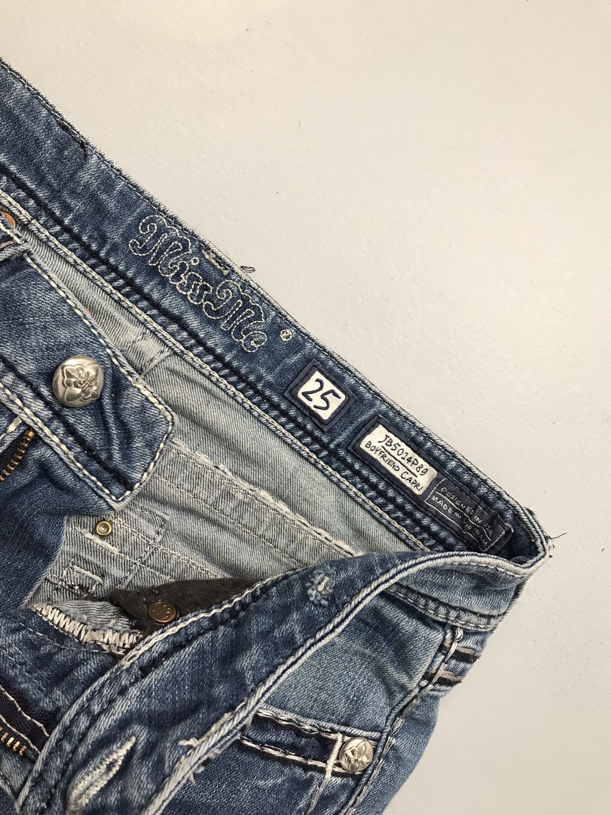 Miss Me Vintage miss me stone mid short Size 30" / US 8 / IT 44 - 7 Thumbnail