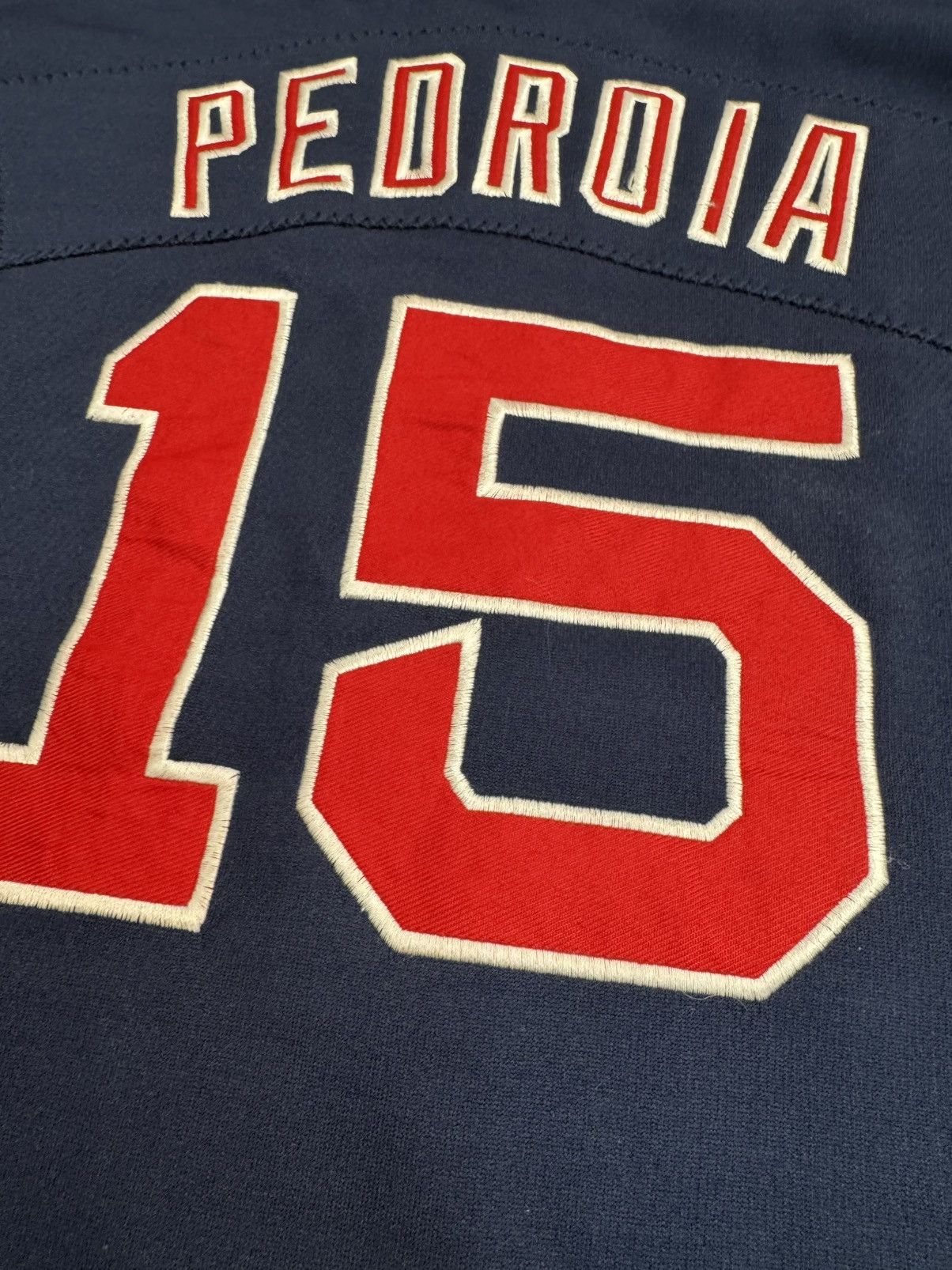 Nike YOUTH Nike Dustin Pedroia #15 Boston Red Sox Stitched Jersey Size US S / EU 44-46 / 1 - 10 Thumbnail