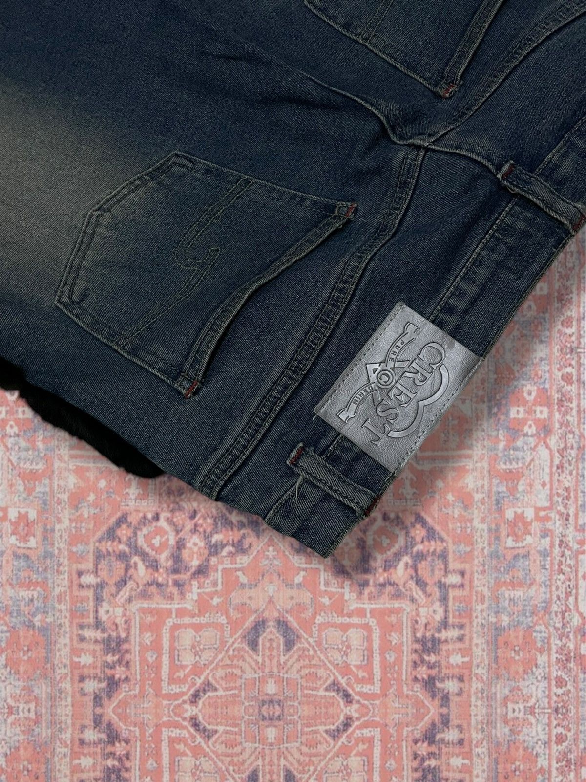 Hysteric Glamour Vintage 1990s Designer Japan Rare Chest Fur Adore Denim Size US 32 / EU 48 - 15 Thumbnail