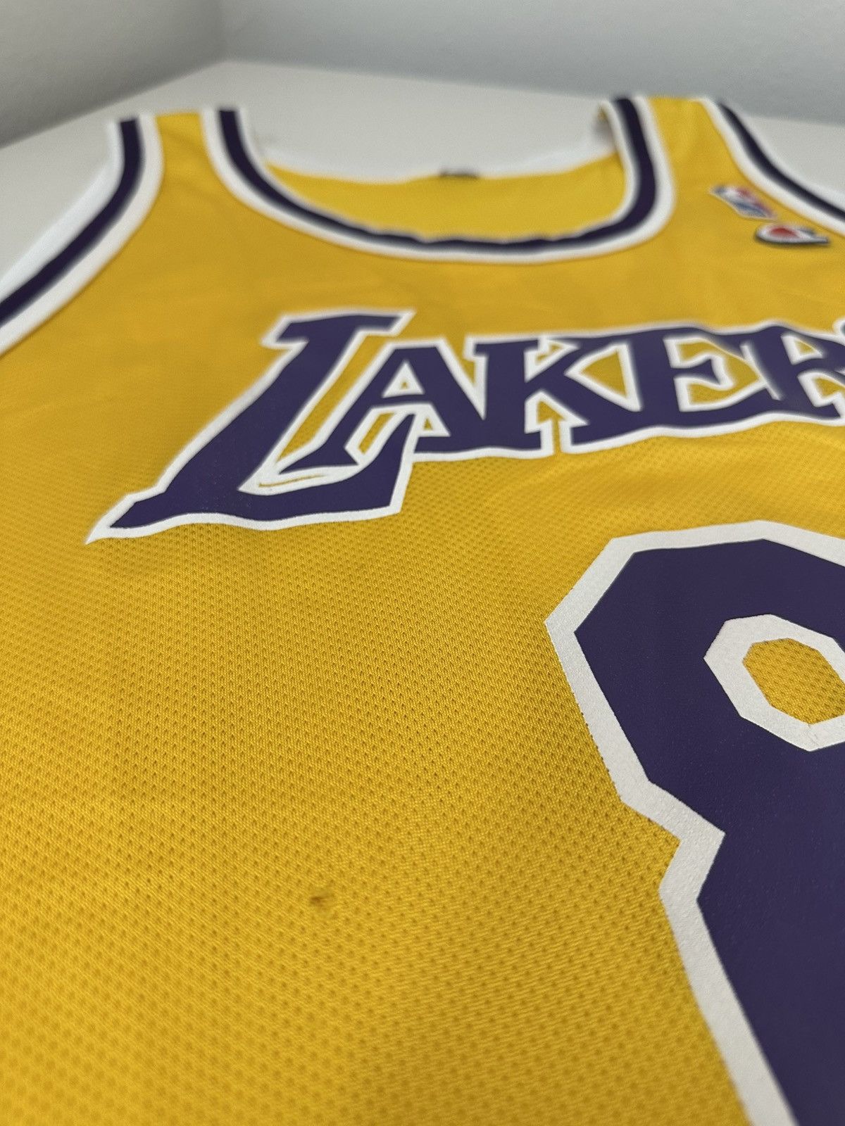Champion Vintage 90s Los Angeles Lakers Kobe Bryant Champion Jersey Size US XXL / EU 58 / 5 - 10 Thumbnail