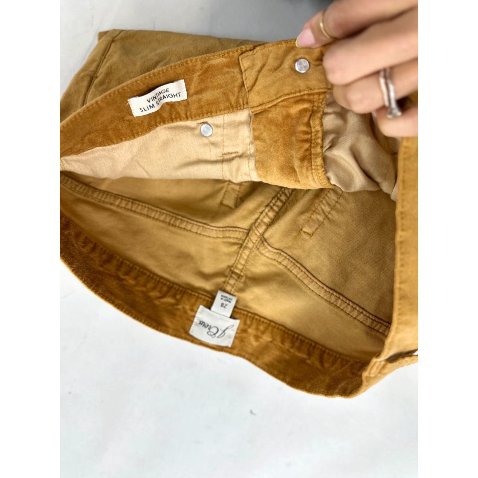 J.Crew J.Crew Pants Womens 28 Brown Pockets Stretch Slim Fit Preppy Straight Leg Size 28" / US 6 / IT 42 - 3 Thumbnail
