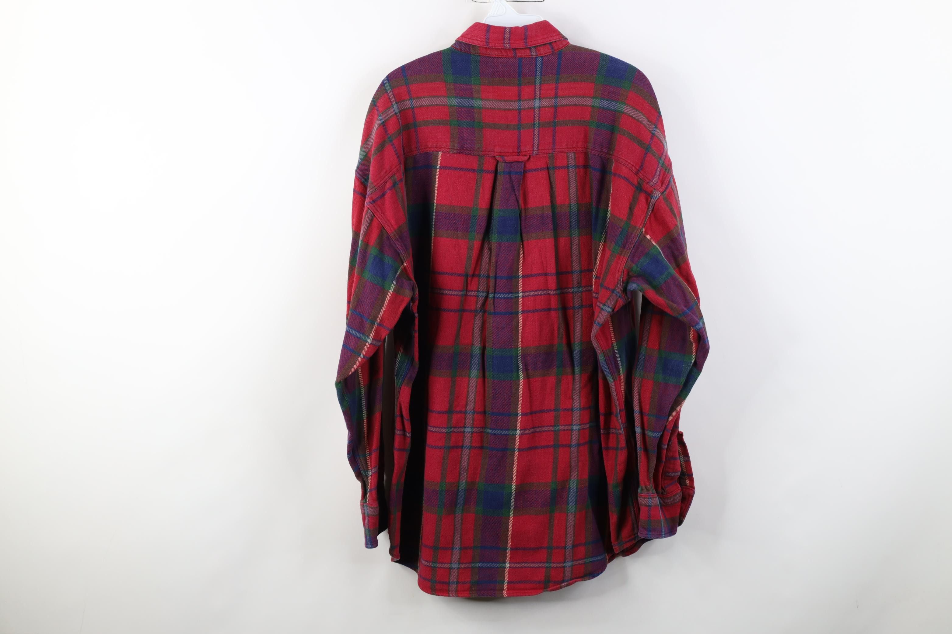 Polo Ralph Lauren Vintage 90s Chaps Ralph Lauren Heavy Flannel Button Shirt Size US L / EU 52-54 / 3 - 11 Thumbnail