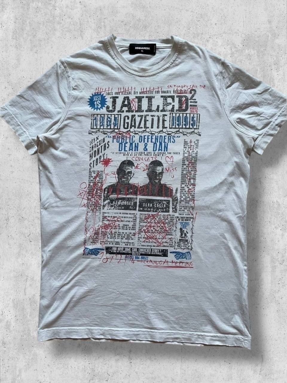 Dsquared2 DSQUARED2 ROBBERY tee t shirt vintage band Size US L / EU 52-54 / 3 - 1 Thumbnail