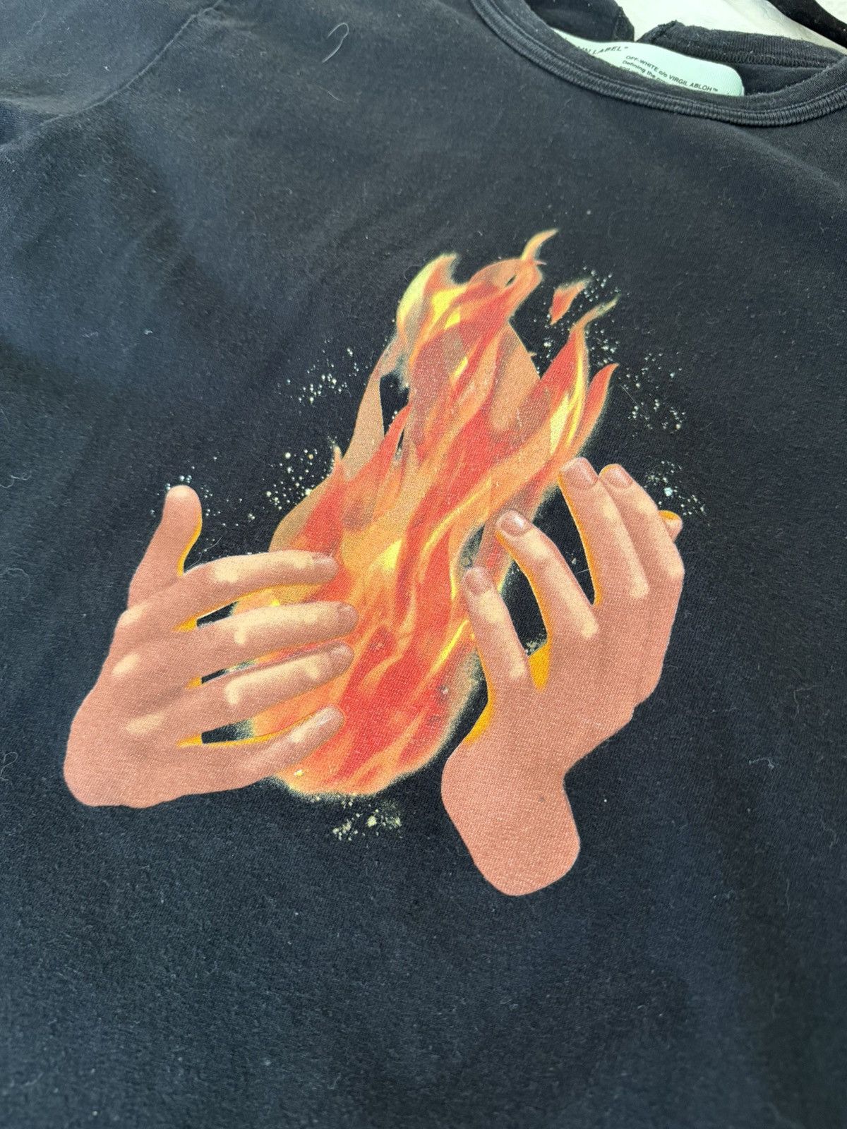 Off-White Off-White Virgil Abloh Flame Shirt Size US M / EU 48-50 / 2 - 2 Thumbnail