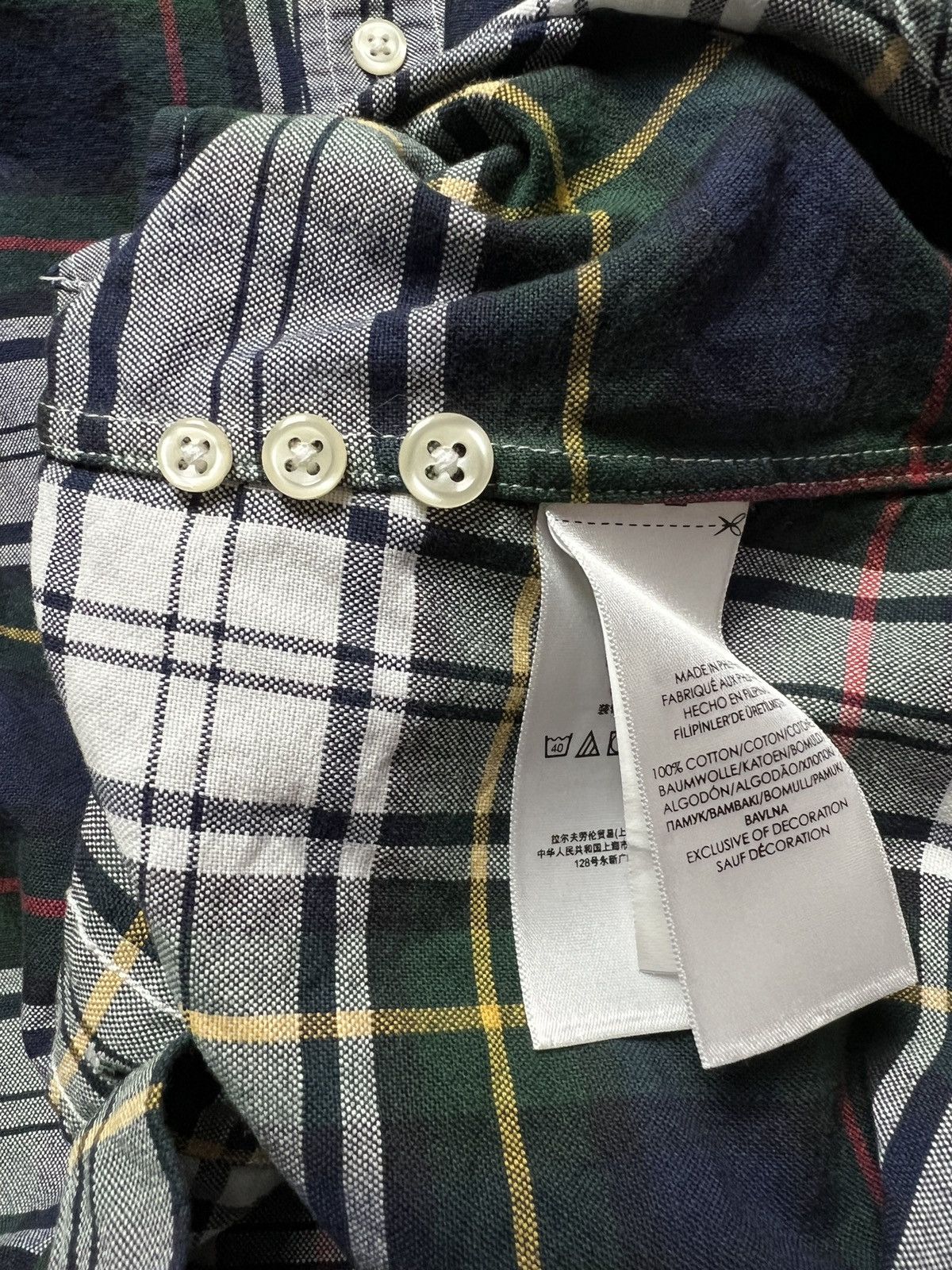 Polo Ralph Lauren Vintage Polo Ralph Lauren Button Up Plaid Shirt Y2K 90s 00s Size US S / EU 44-46 / 1 - 10 Thumbnail