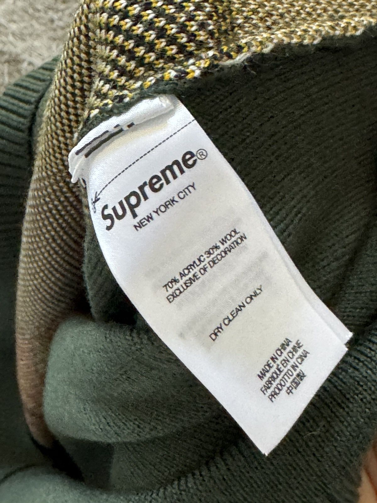 Supreme Supreme American Psycho Knit Sweater Green | Grailed