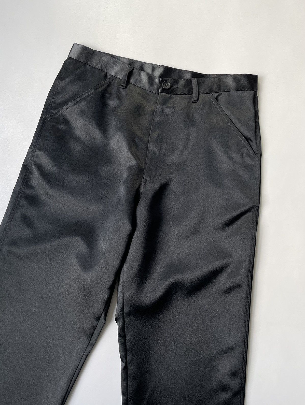 Comme des Garcons A/W 04 Black Satin Utility Trousers Size US 32 / EU 48 - 6 Thumbnail