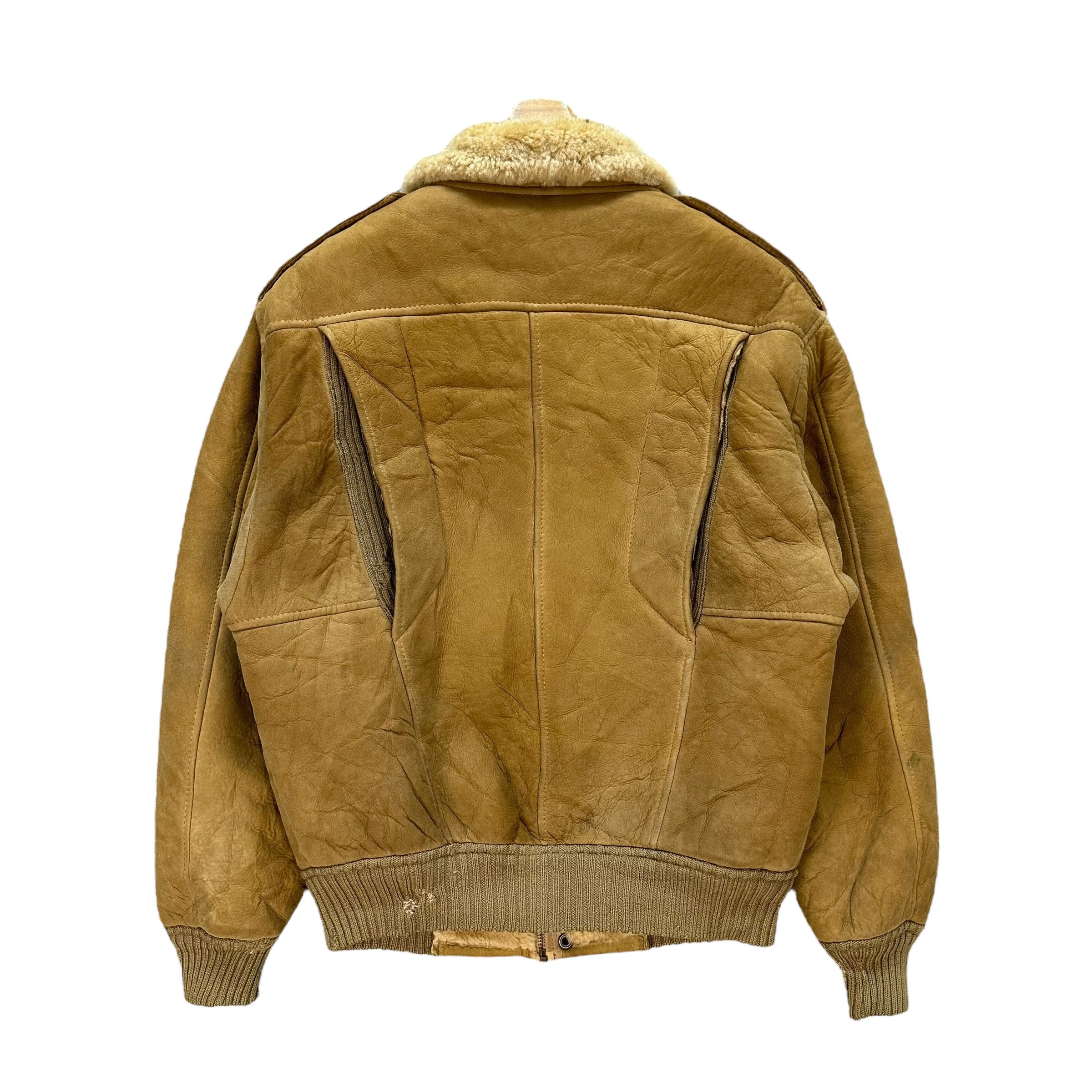 Vintage 80’s HOMESTEAD SHEEPSKIN PRODUCTS Shearling Jacket #A67-1612 Size US M / EU 48-50 / 2 - 16 Thumbnail