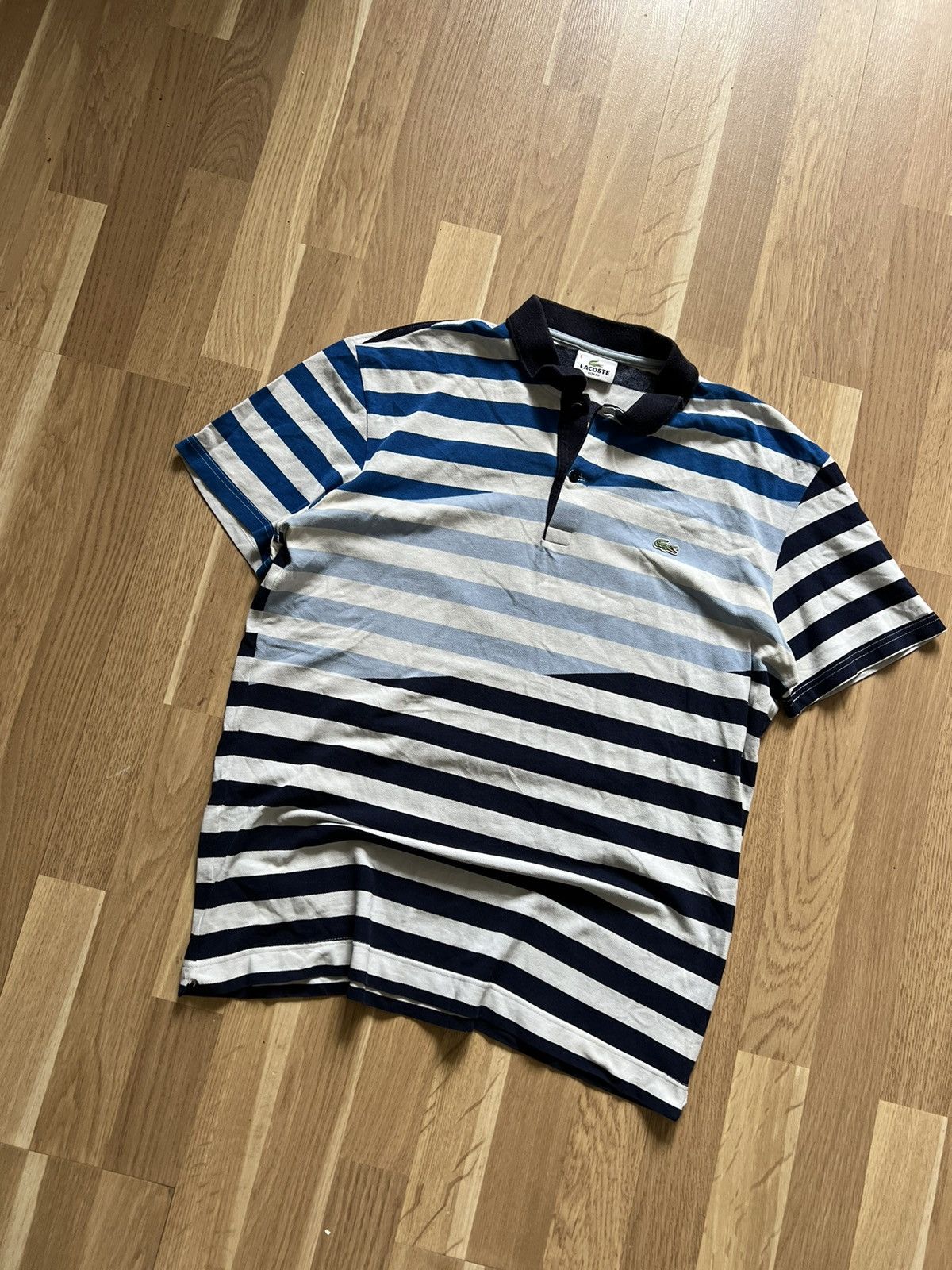 Lacoste Lacoste vintage striped polo t shirt y2k style old money 90s Size US L / EU 52-54 / 3 - 2 Thumbnail