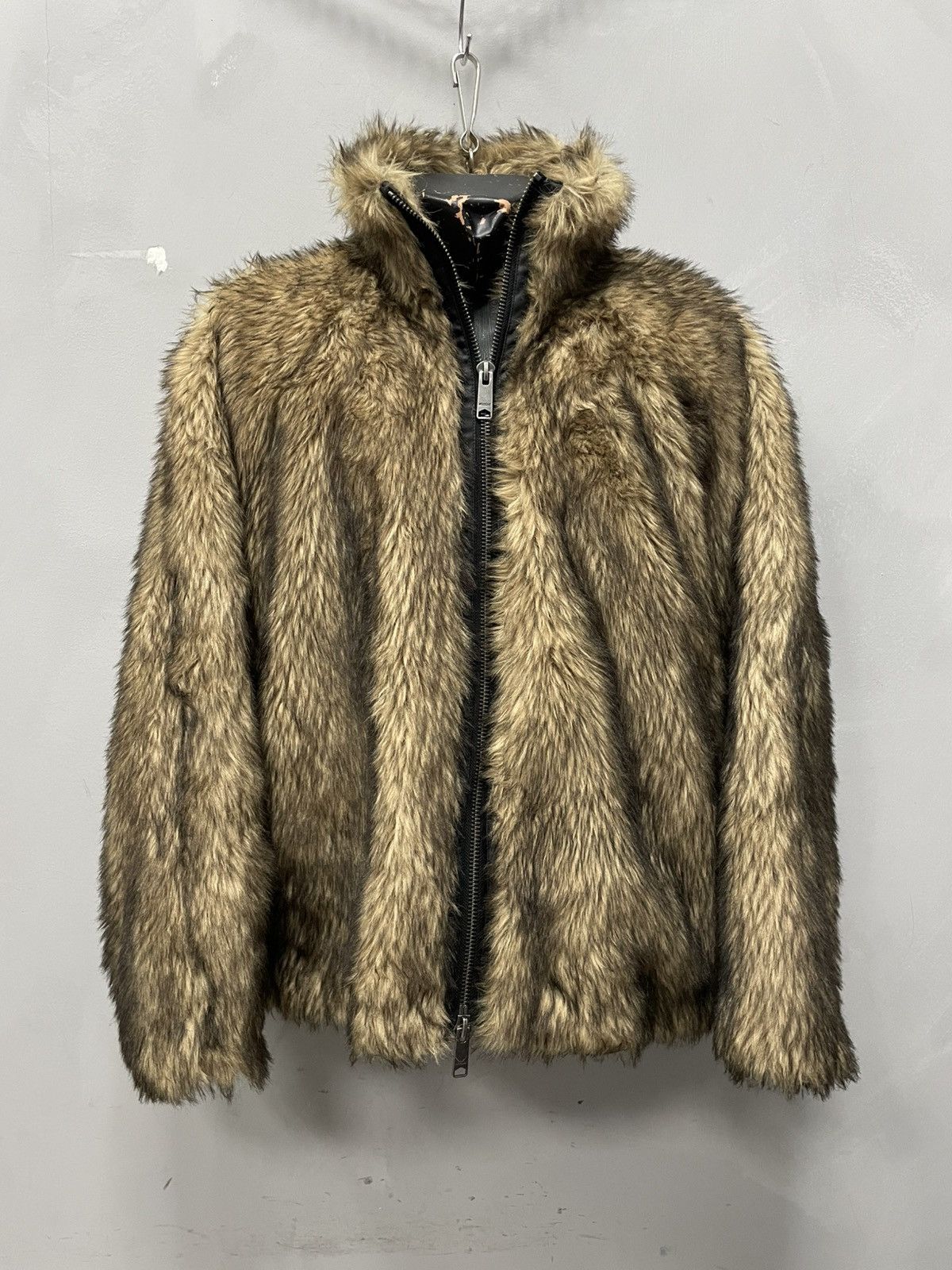 Tornado Mart Rare fur fuzzy bomber jacket Tornado Mart style y2k Size US M / EU 48-50 / 2 - 1 Thumbnail