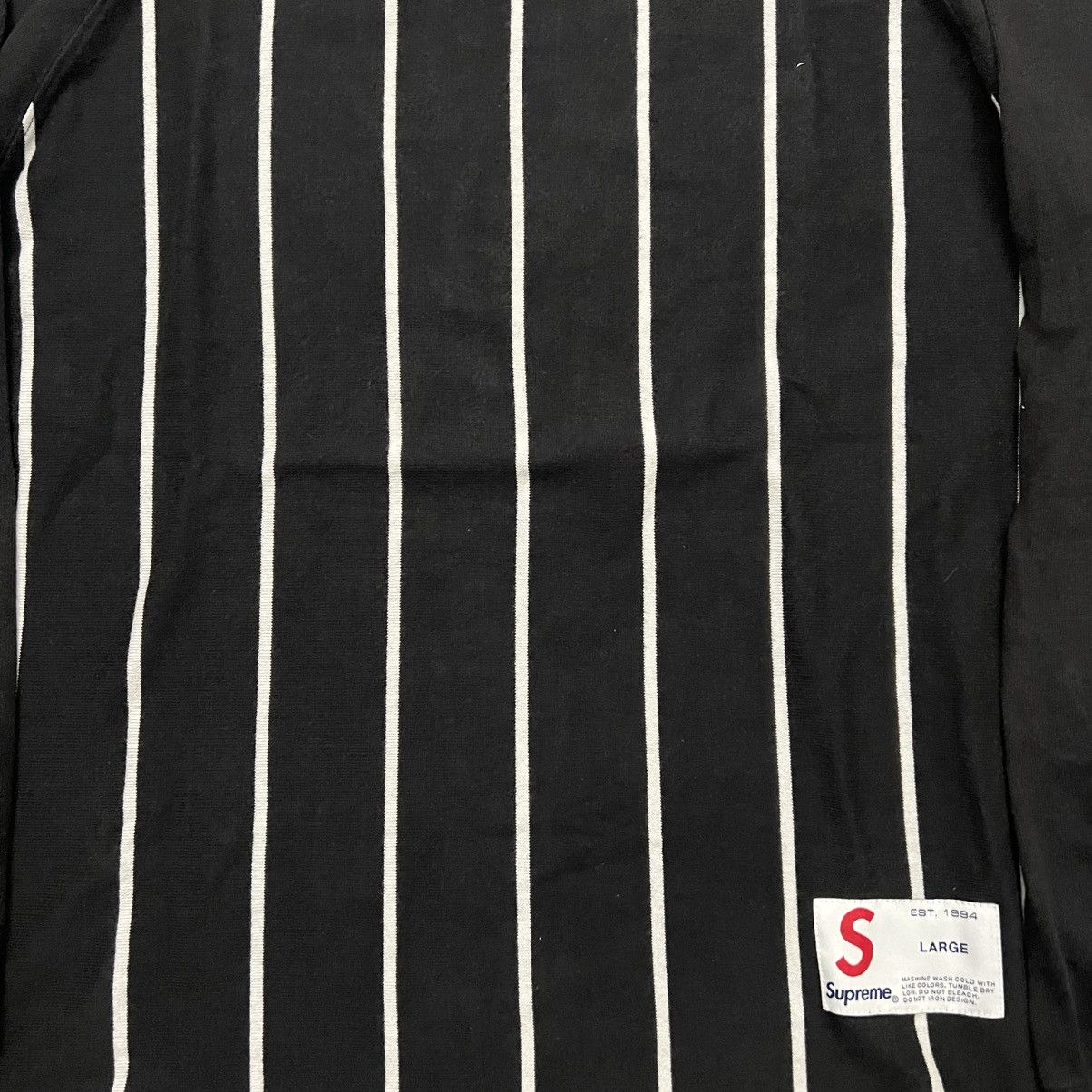 Supreme Supreme Striped Raglan Shirt Size US L / EU 52-54 / 3 - 3 Thumbnail