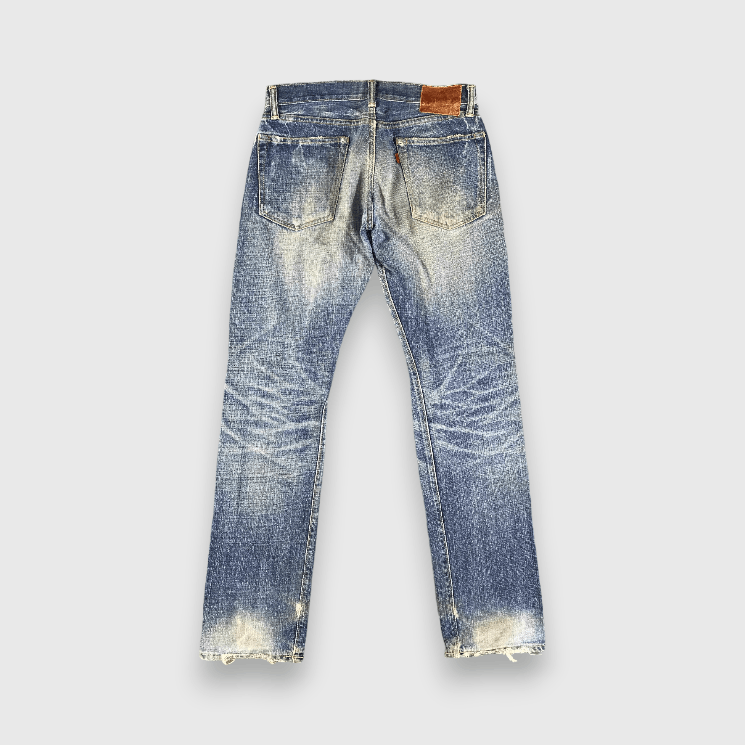 Levi's Vintage Blue Wash Levis 501 Jeans Distressed Denim -J2684 Size US 31 - 2 Thumbnail