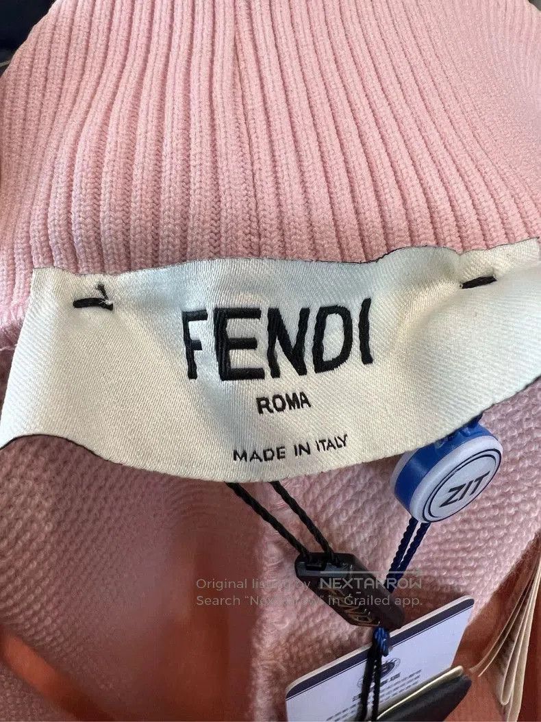 Fendi Fendi Pink Striped Track Pants. Size US 38 / EU 54 - 4 Thumbnail