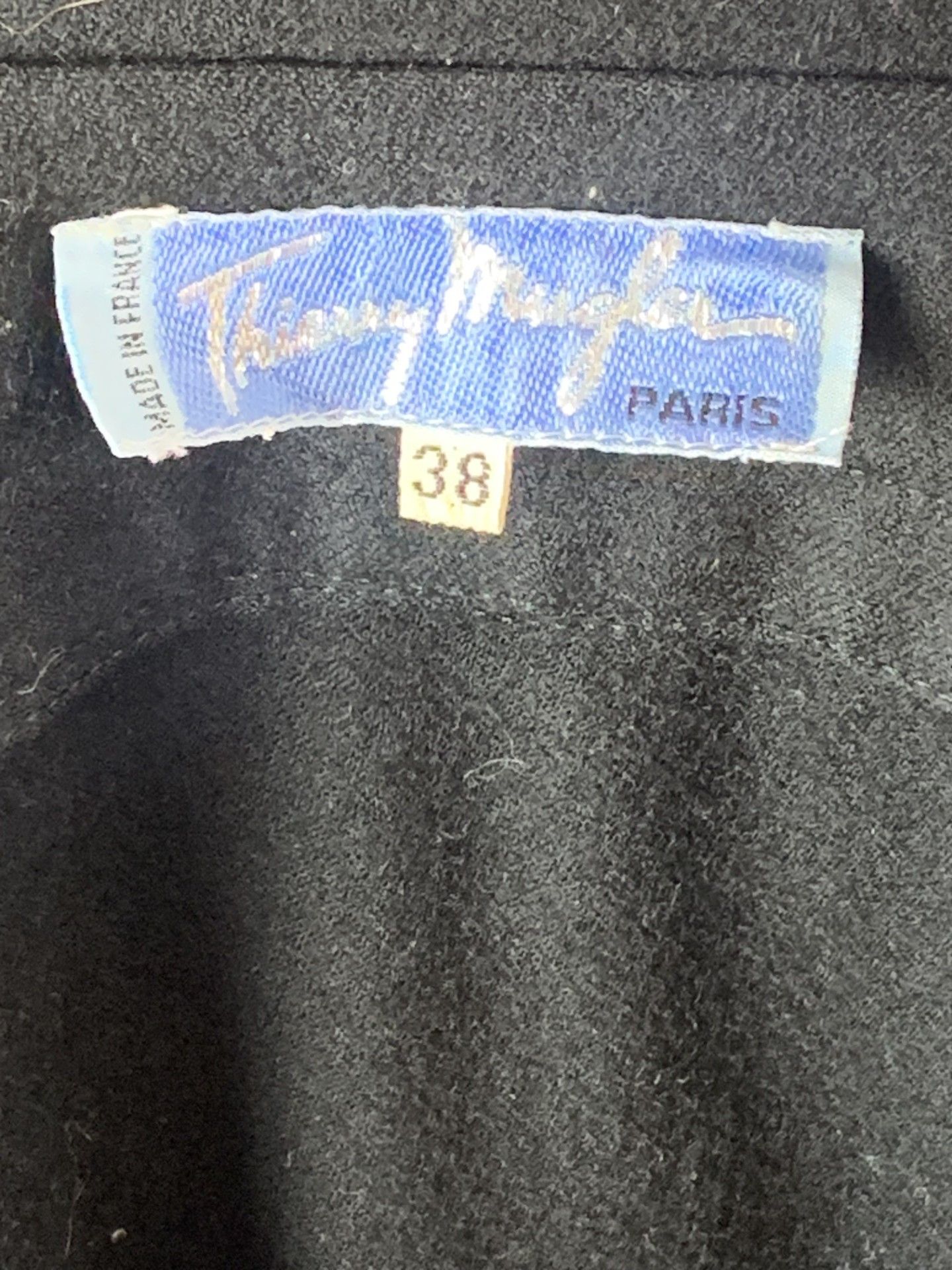 Thierry Mugler Vintage Womens Black Thierry Mugler 80's Dress Size S / US 4 / IT 40 - 6 Thumbnail