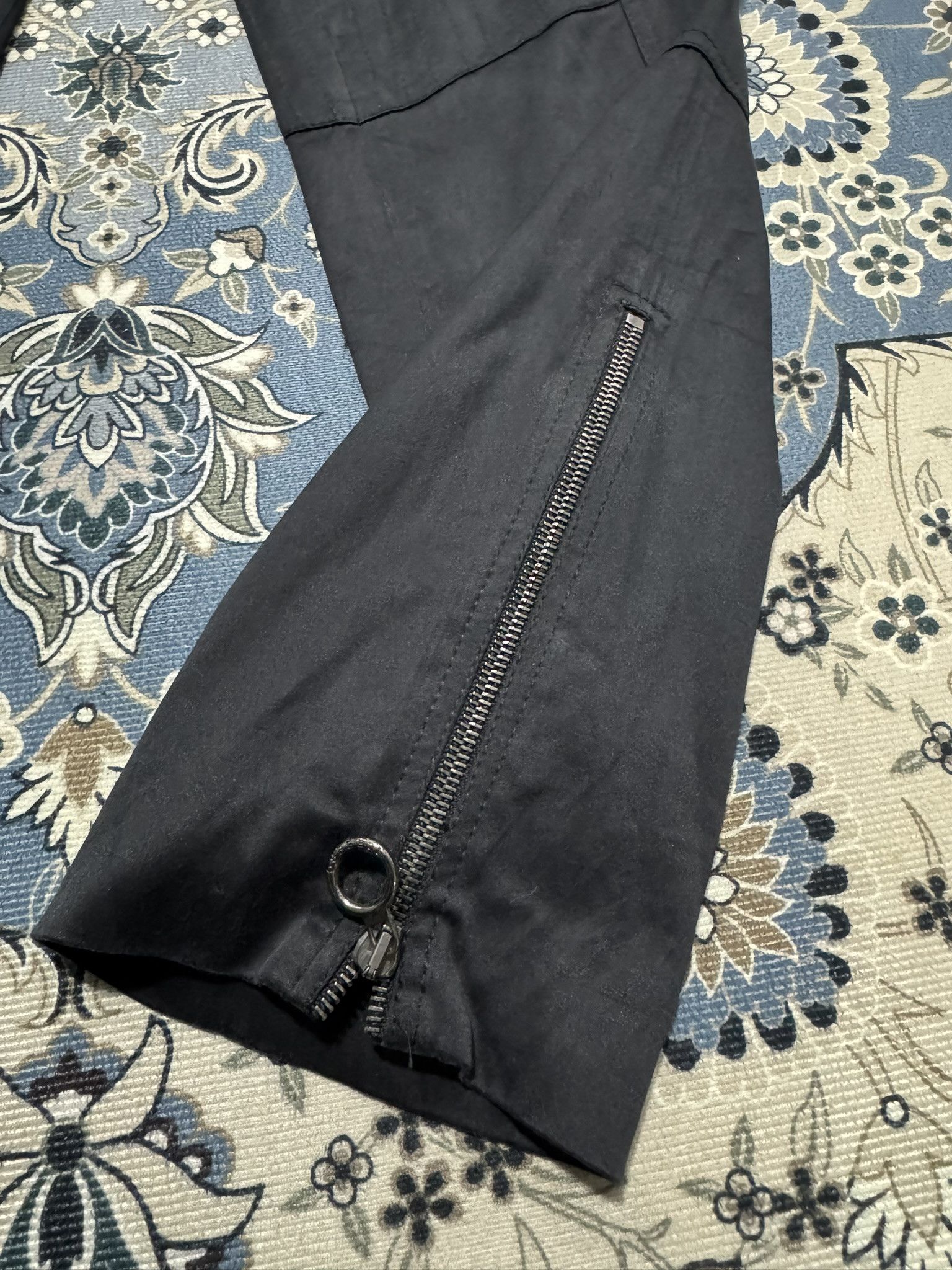 Designer × Iceberg Iceberg History Carrot Trouser Super Black Pants Size US 31 - 5 Thumbnail