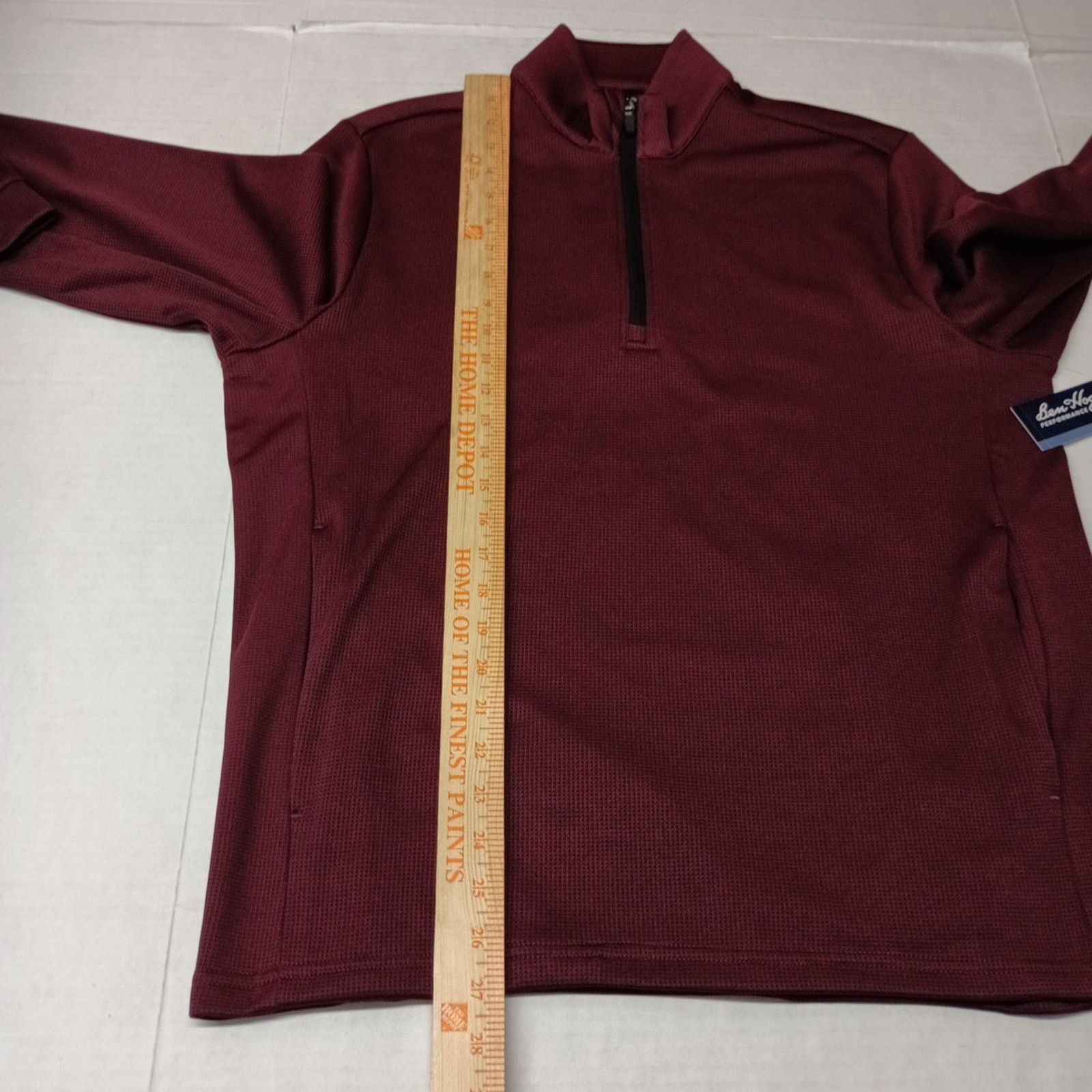 Other Ben Hogan Men's S 34/36 Burgundy 1/4 Zip Golf Sweater Size US S / EU 44-46 / 1 - 7 Thumbnail