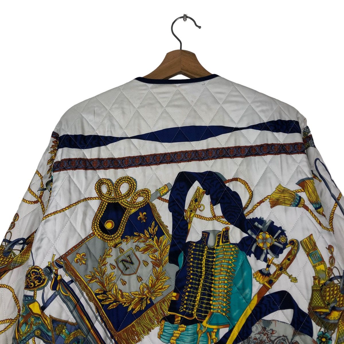 Japanese Brand 🔥Vintage Heavy Art Design Quilted Jacket Motomachi Japan Size US M / EU 48-50 / 2 - 10 Thumbnail