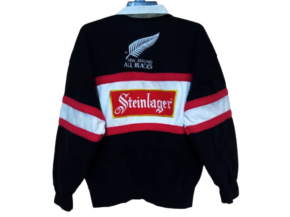 image of Canterbury Of New Zealand x Vintage Canterbury Steinlager Sweatshirt in Black, Men's (Size XL)