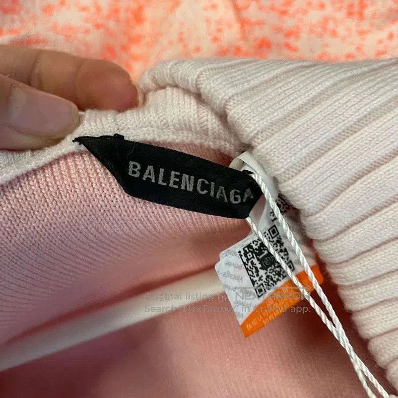 Balenciaga Balenciaga Pink Knit Jacket M. Size US M / EU 48-50 / 2 - 4 Thumbnail