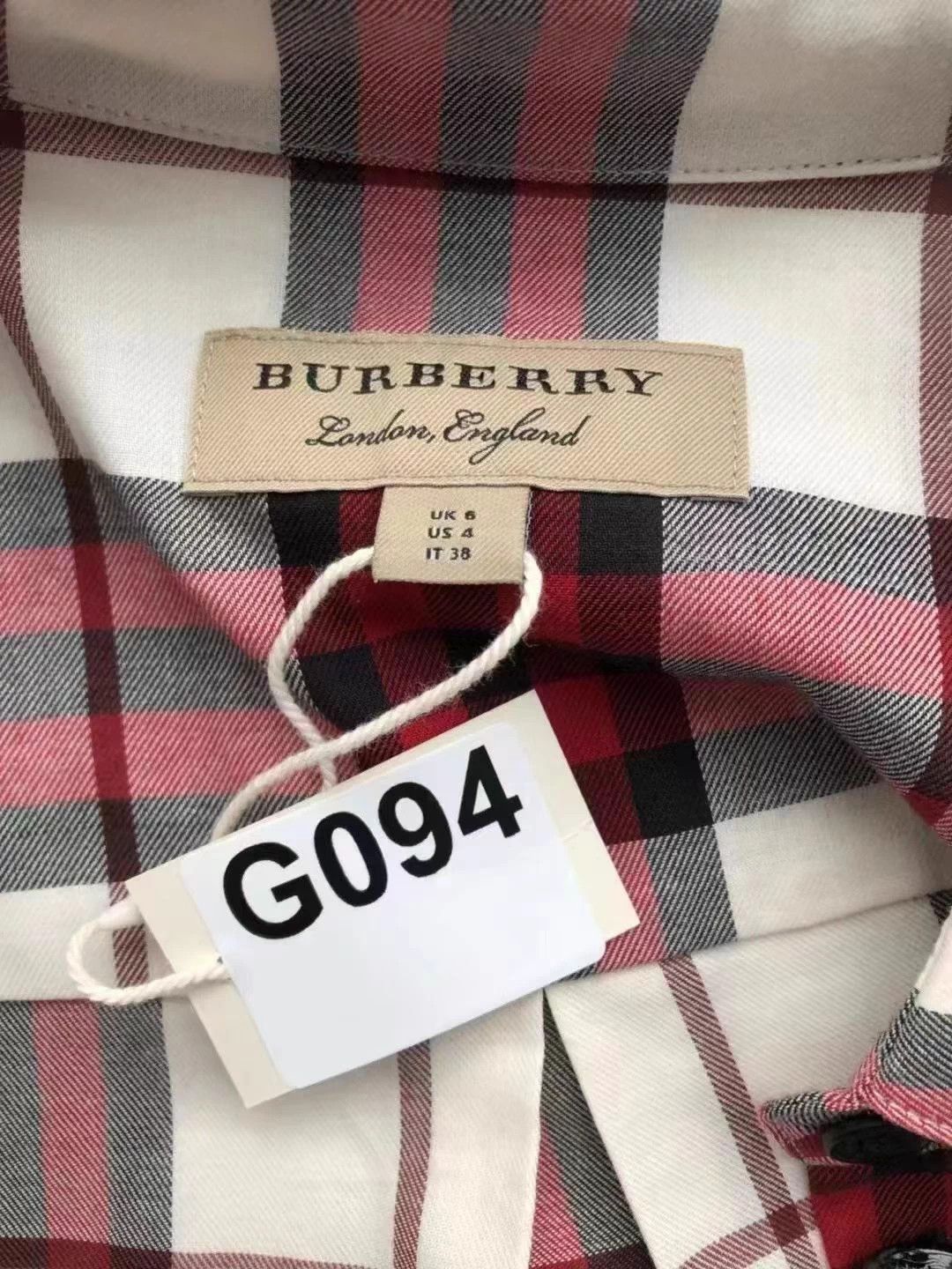 Burberry Burberry Check Shirt Near New 98bust 43s 78l G094 Size XS / US 0-2 / IT 36-38 - 4 Thumbnail