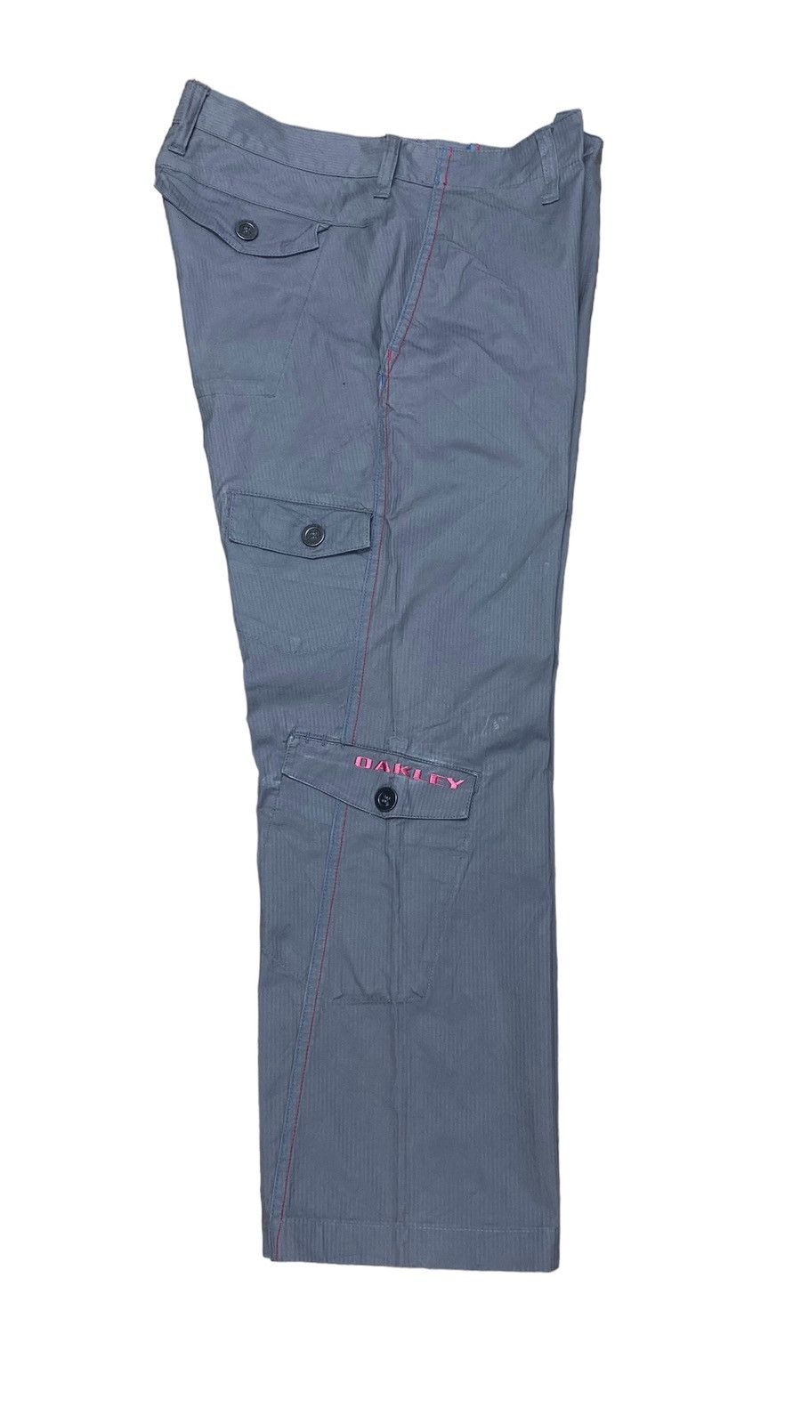 image of Best Offervintage Oakley Multipocket Streetwear Pants in Grey, Men's (Size 32)