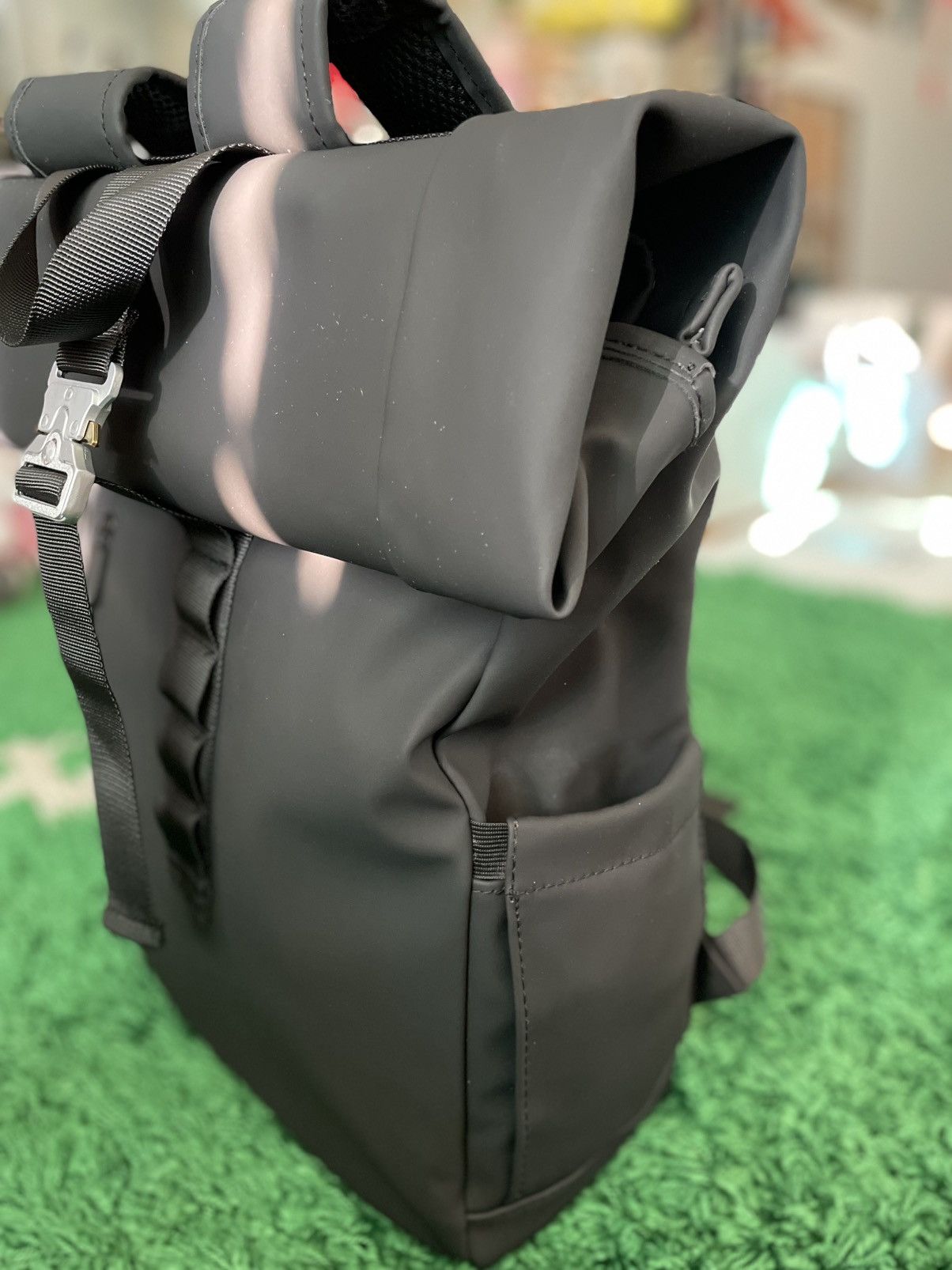Other Metal buckle Roll top backpack book bag duffle zipper Size ONE SIZE - 8 Thumbnail
