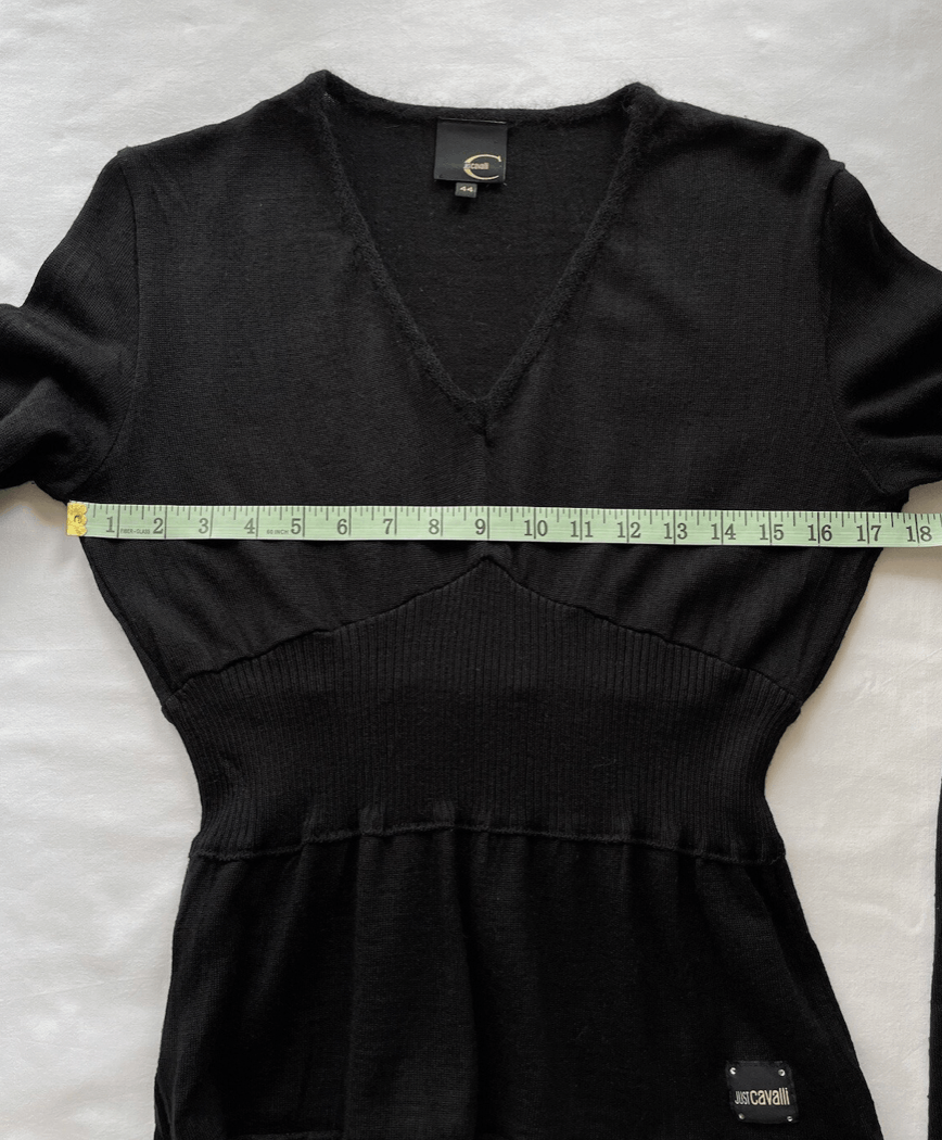 Just Cavalli Just Cavalli by Roberto Cavalli Y2K V-Neck Long Sleeve Size M / US 6-8 / IT 42-44 - 12 Thumbnail