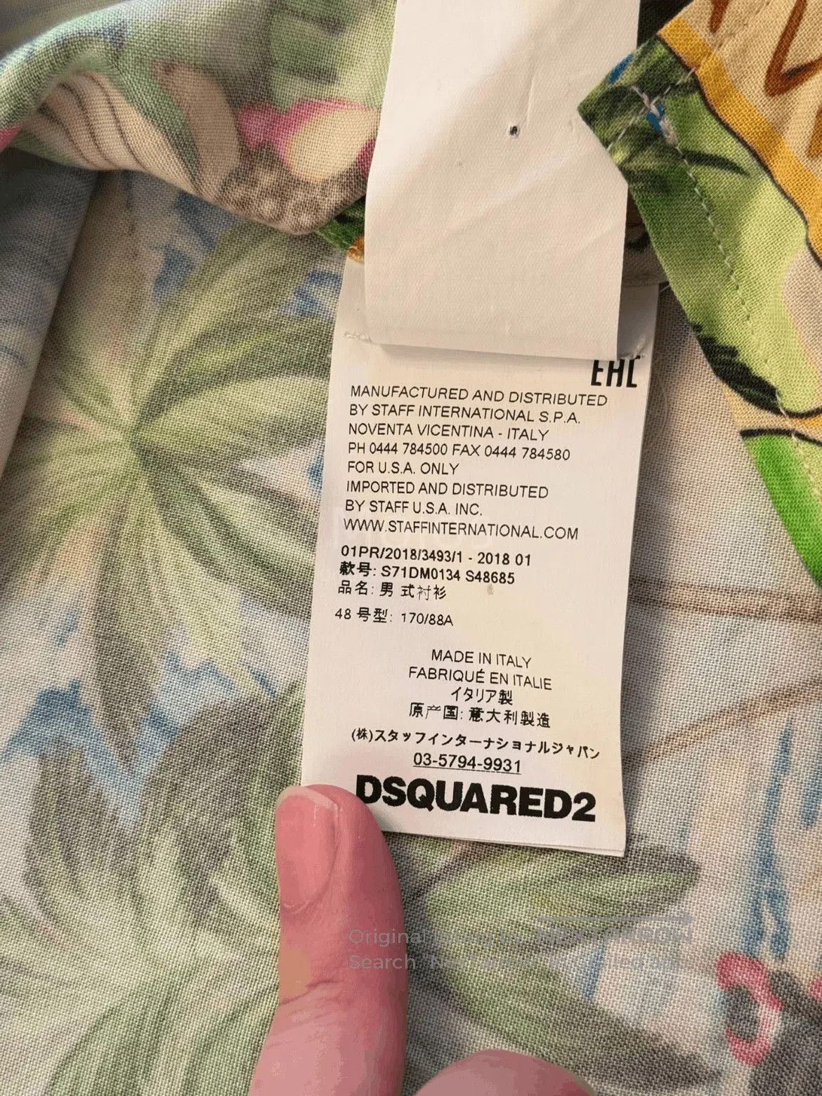 Dsquared2 Sz 48 Dsquared2 Beach Painting Shirt. Size US M / EU 48-50 / 2 - 5 Thumbnail