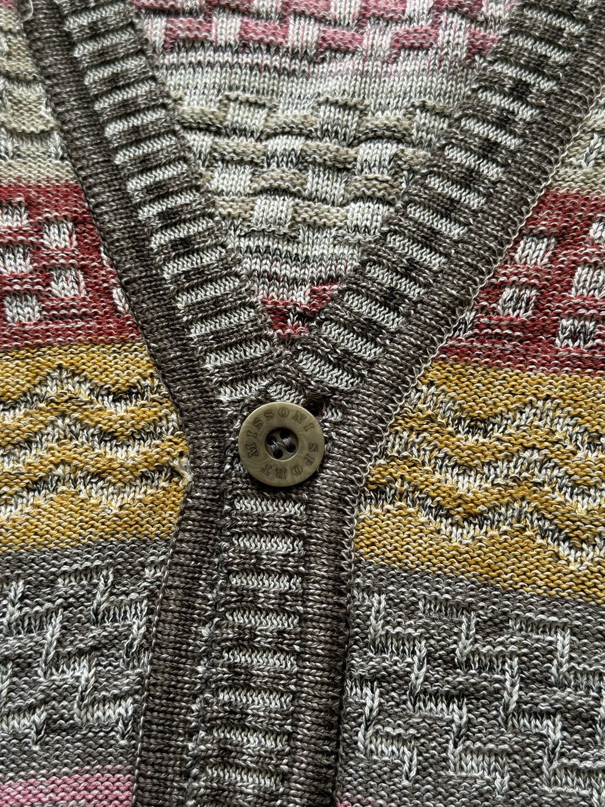 Missoni × Vintage Missoni 90s vintage iconic coloured cardigan sweater Size L / US 10 / IT 46 - 5 Thumbnail