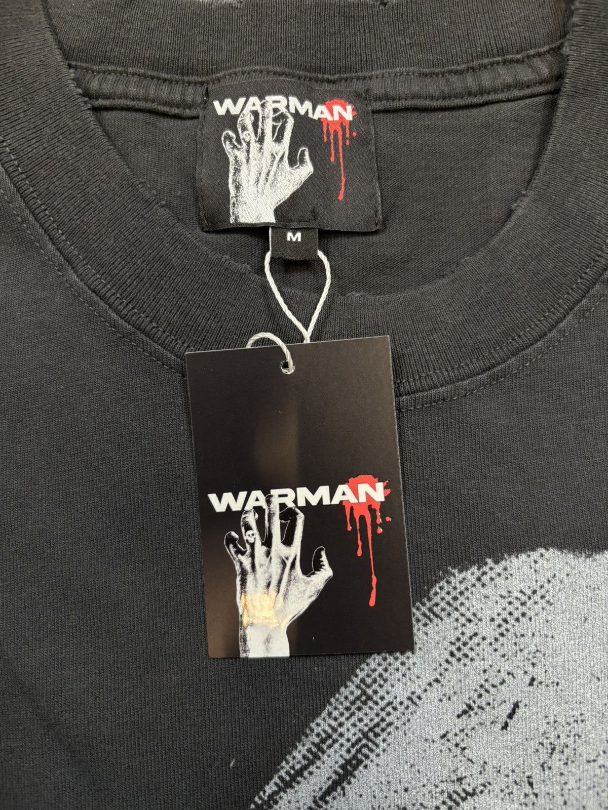 Vintage Warman Open Your Mouth Graphic T- Shirt, Black Size US M / EU 48-50 / 2 - 7 Thumbnail