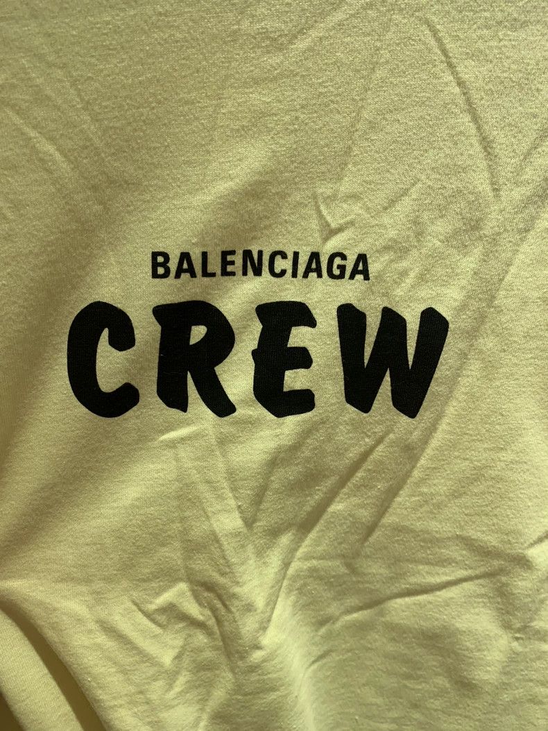 Balenciaga Balenciaga Lemon Yellow Crew Short Sleeve Size S Size US S / EU 44-46 / 1 - 3 Thumbnail