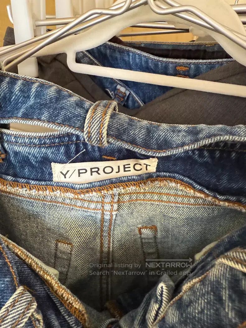 Y/Project Y/Project Size XS Denim Skirt Size 23" - 4 Thumbnail