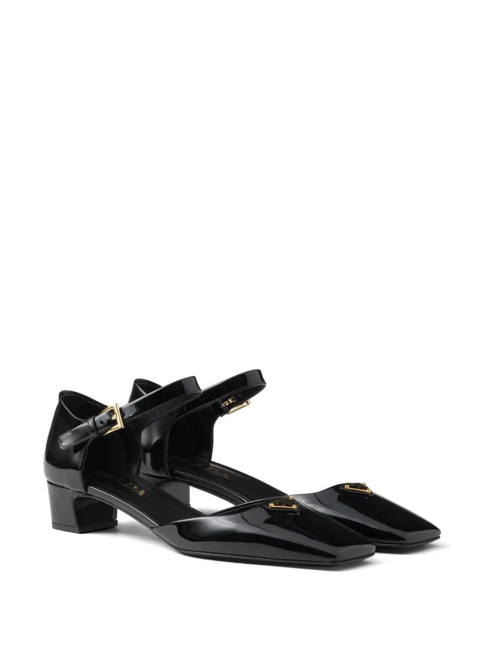 Prada 35mm patent-leather pumps in black Size US 7 / IT 37 - 1 Thumbnail